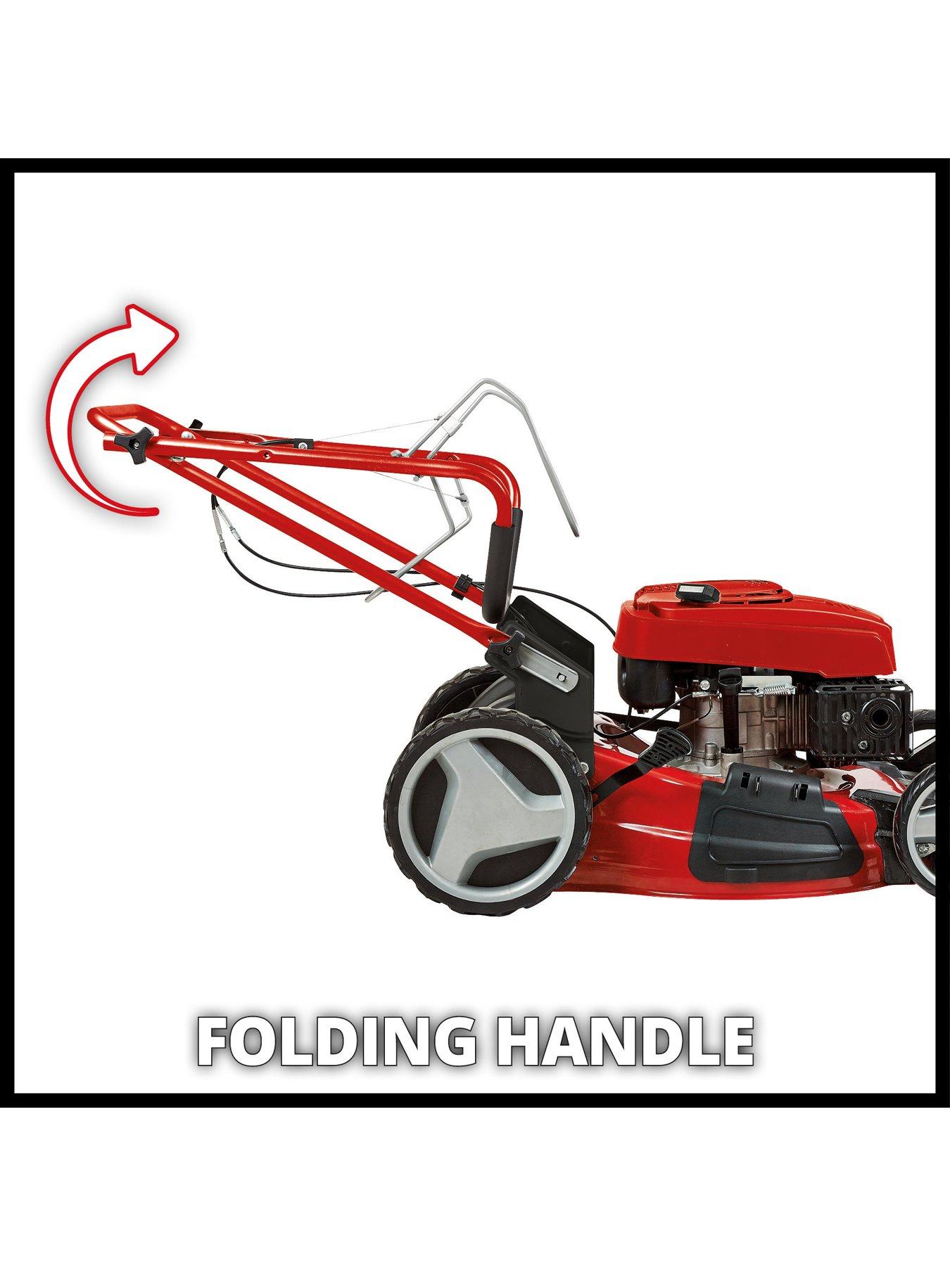  image of einhell-petrol-lawnmower-self-propelled-51cm-gc-pm-513-s-hw