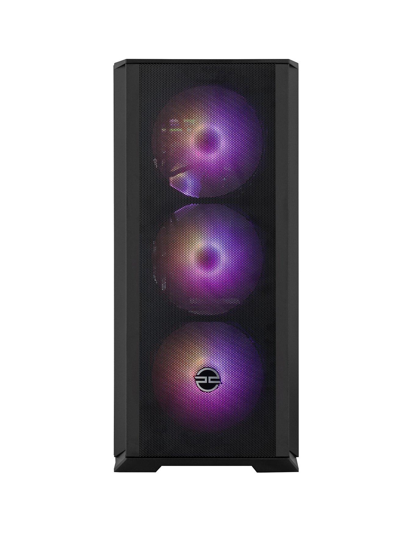 image of pcspecialist-fusion-500-gaming-desktop-geforce-rtx-5070-amd-ryzen-7nbsp16gb-ram-1tb-ssdnbsp--black