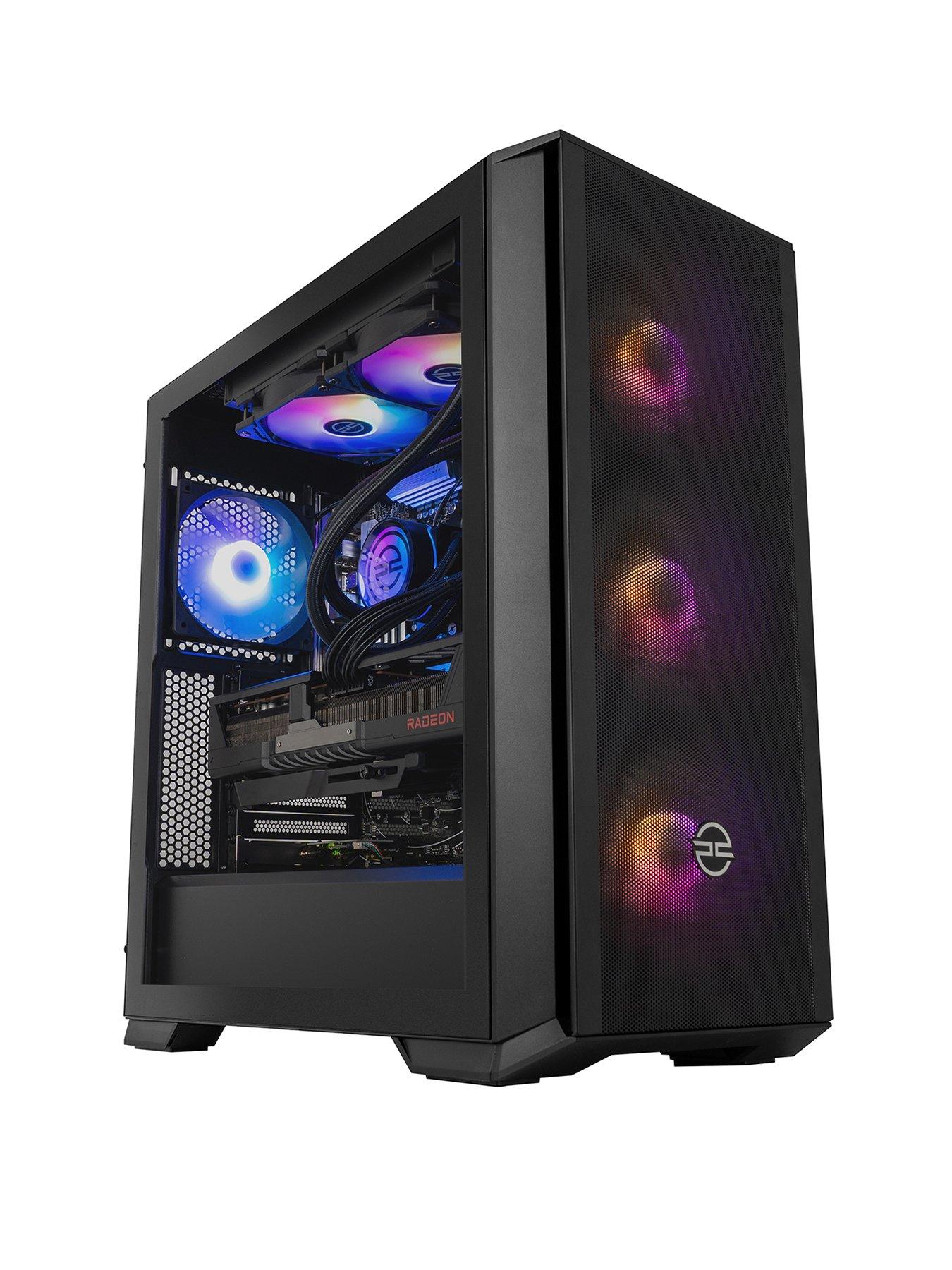 pcspecialist-fusion-530-gaming-desktopnbsp--amd-radeon-rx-9070-amd-ryzen-7-32gb-ramnbsp2tb-ssdnbsp--black