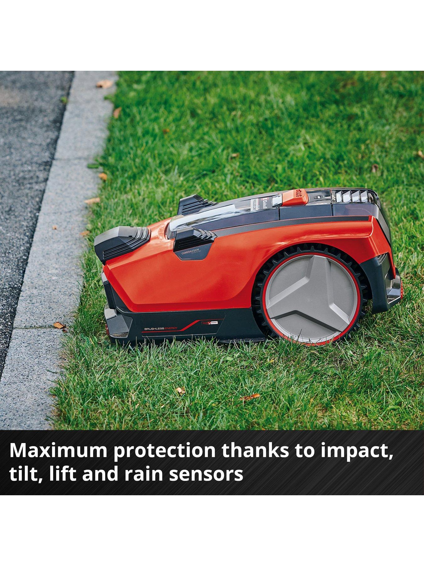  image of einhell-pxc-cordless-robotic-lawn-mower-freelexo-500-cam-18v-includes-battery