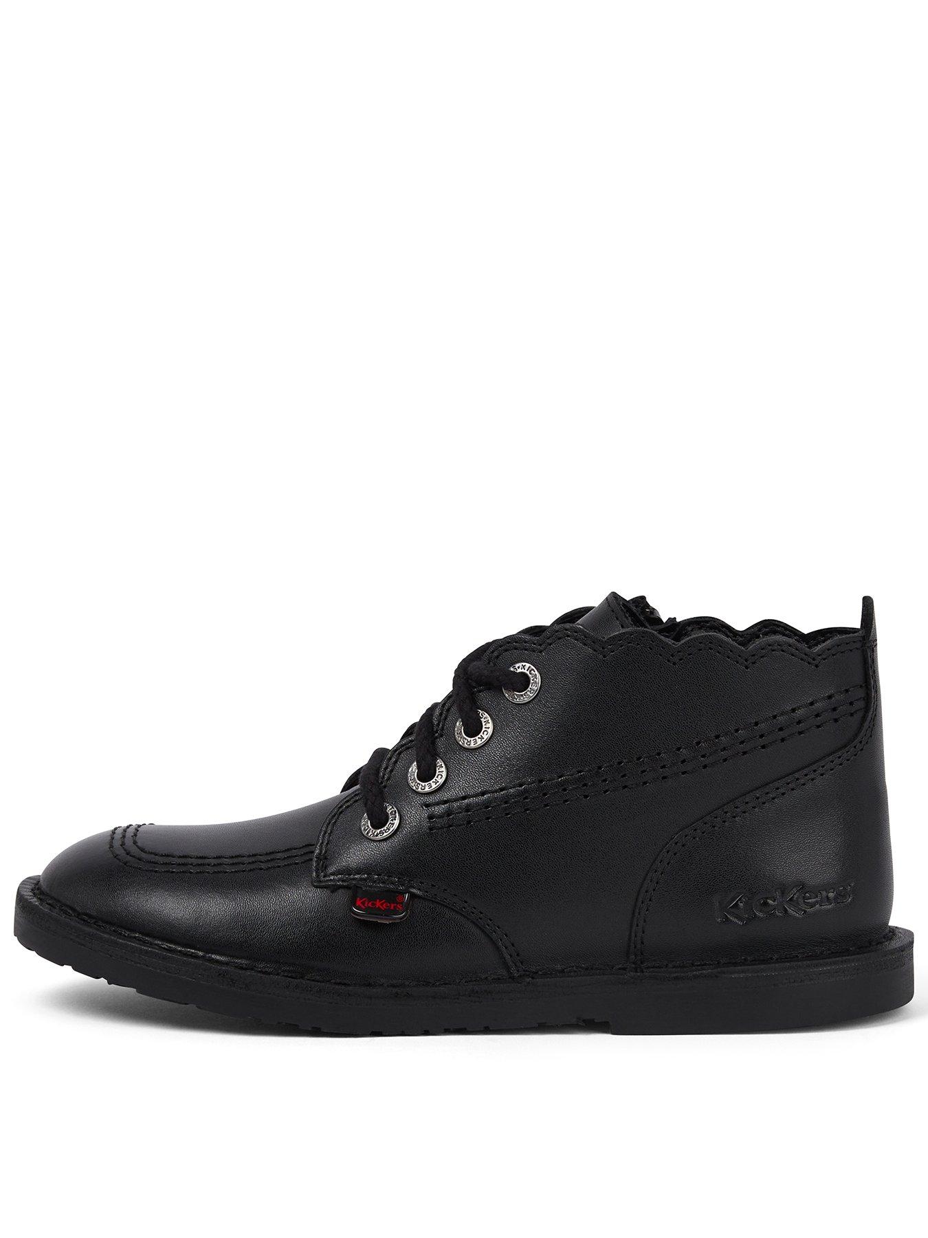 undefined Junior Adlar Hi Scallop Lthr Jf Blk