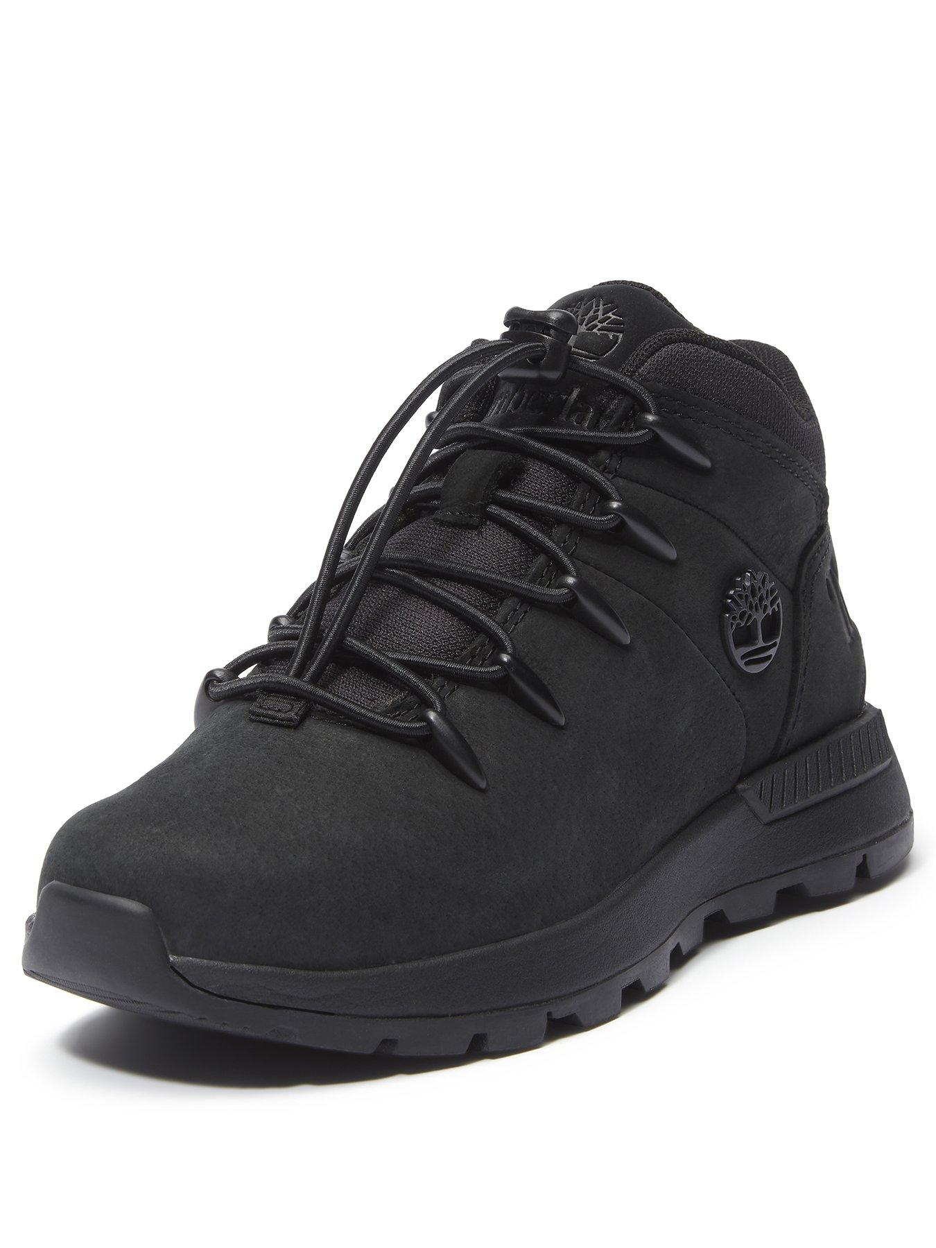 Image 2 of 5 of Timberland Junior Mid Lace Trainers - Black