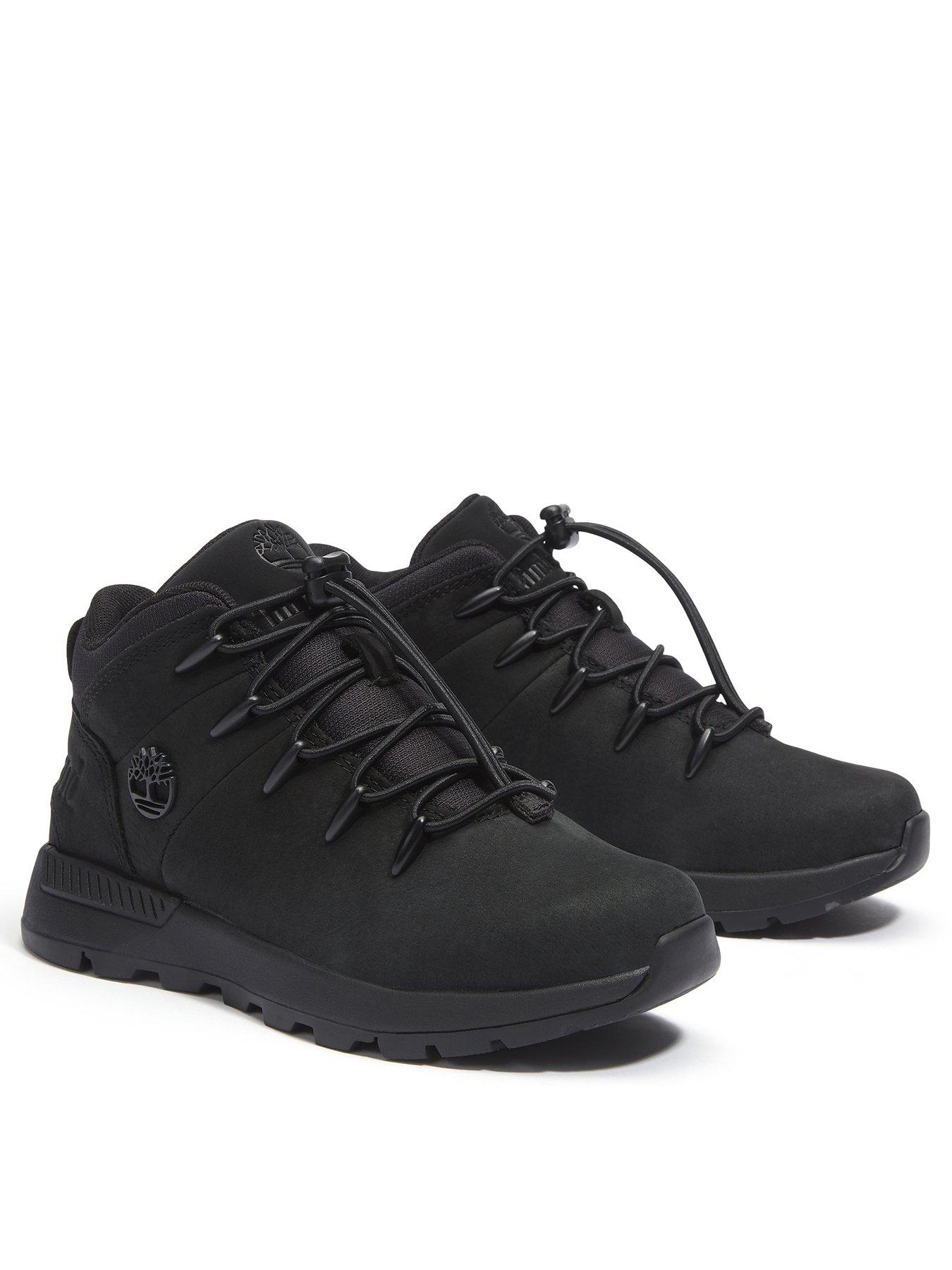 Image 3 of 5 of Timberland Junior Mid Lace Trainers - Black