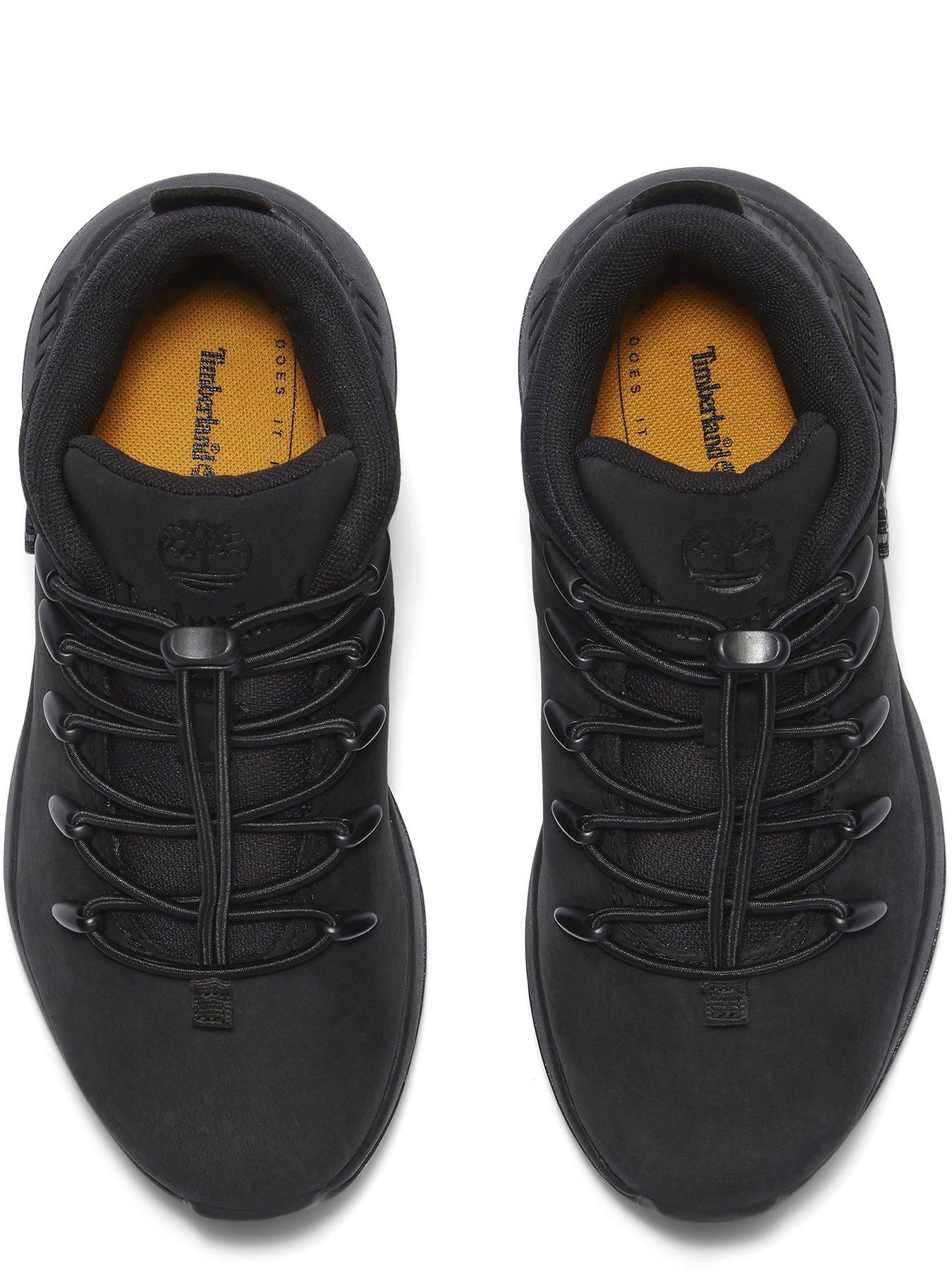 Image 4 of 5 of Timberland Junior Mid Lace Trainers - Black