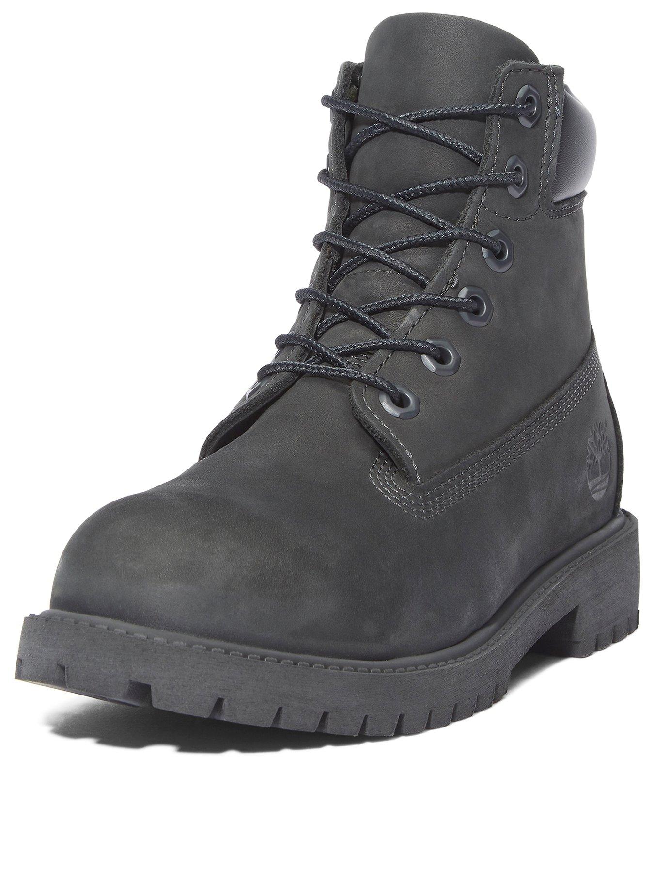Image 2 of 4 of Timberland Youth 6 In Lace Waterproof Boots - Black