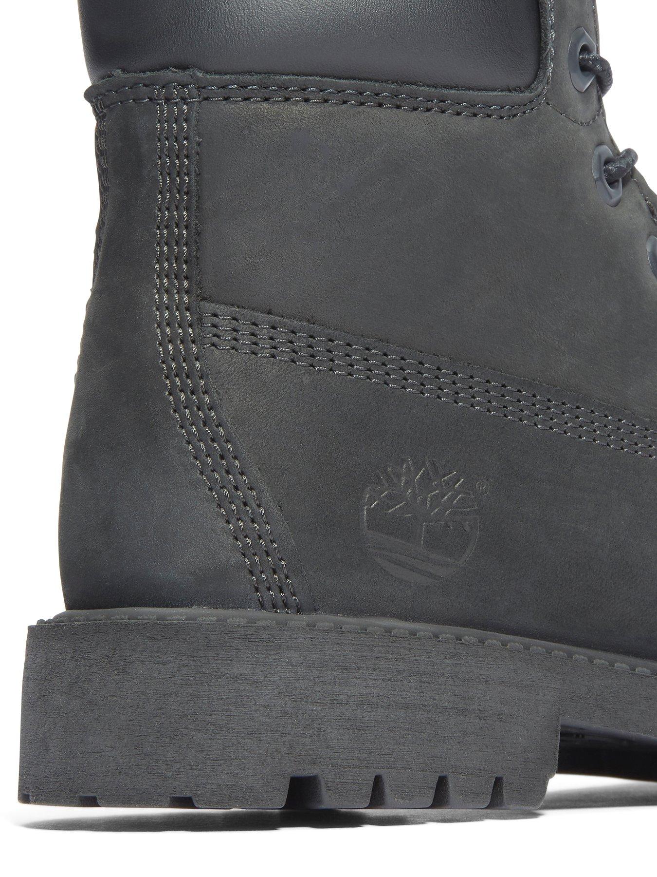Image 4 of 4 of Timberland Youth 6 In Lace Waterproof Boots - Black