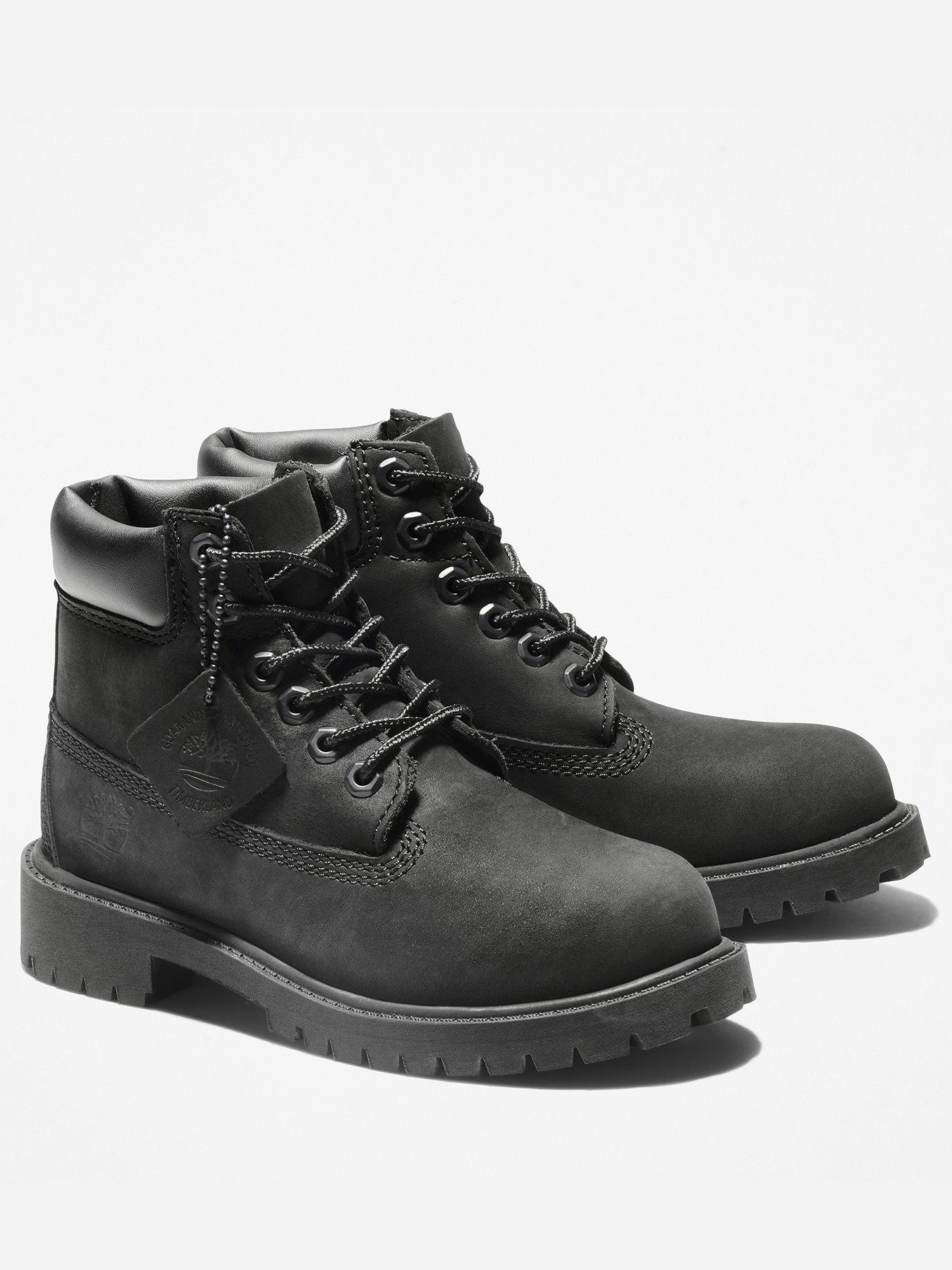 Image 2 of 6 of Timberland Junior 6 In Lace Waterproof Boots - Black