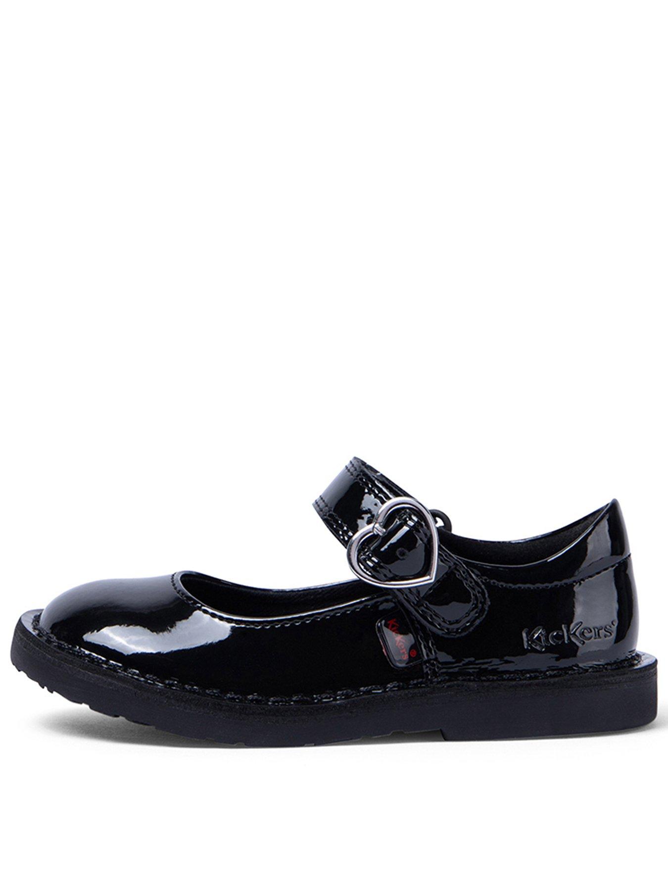 Image 1 of 4 of Kickers Toddler Adlar Mj Heart Patl If Blk - Black