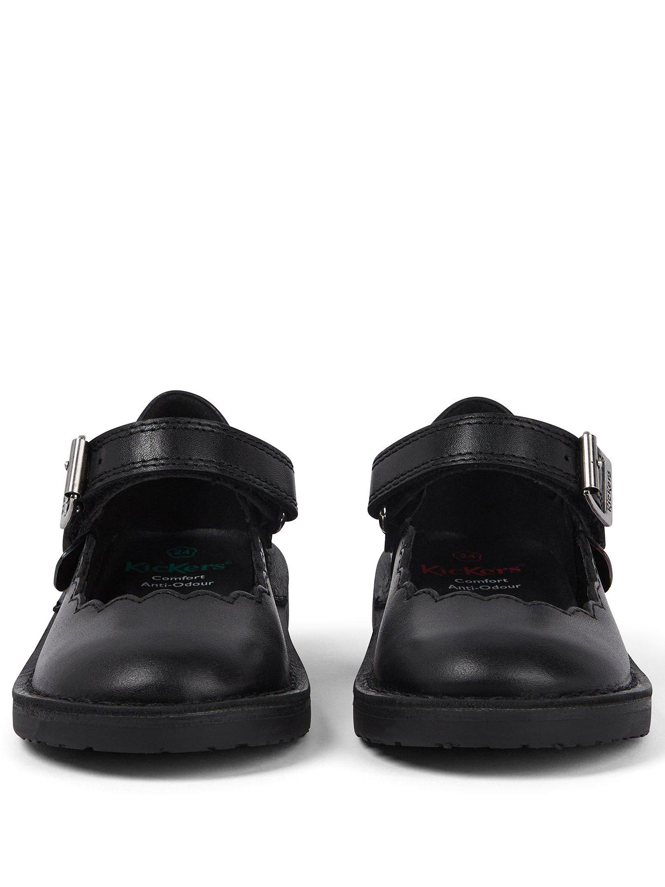 Image 2 of 6 of Kickers Toddler Adlar Mj Scallop Lthr If Blk - Black