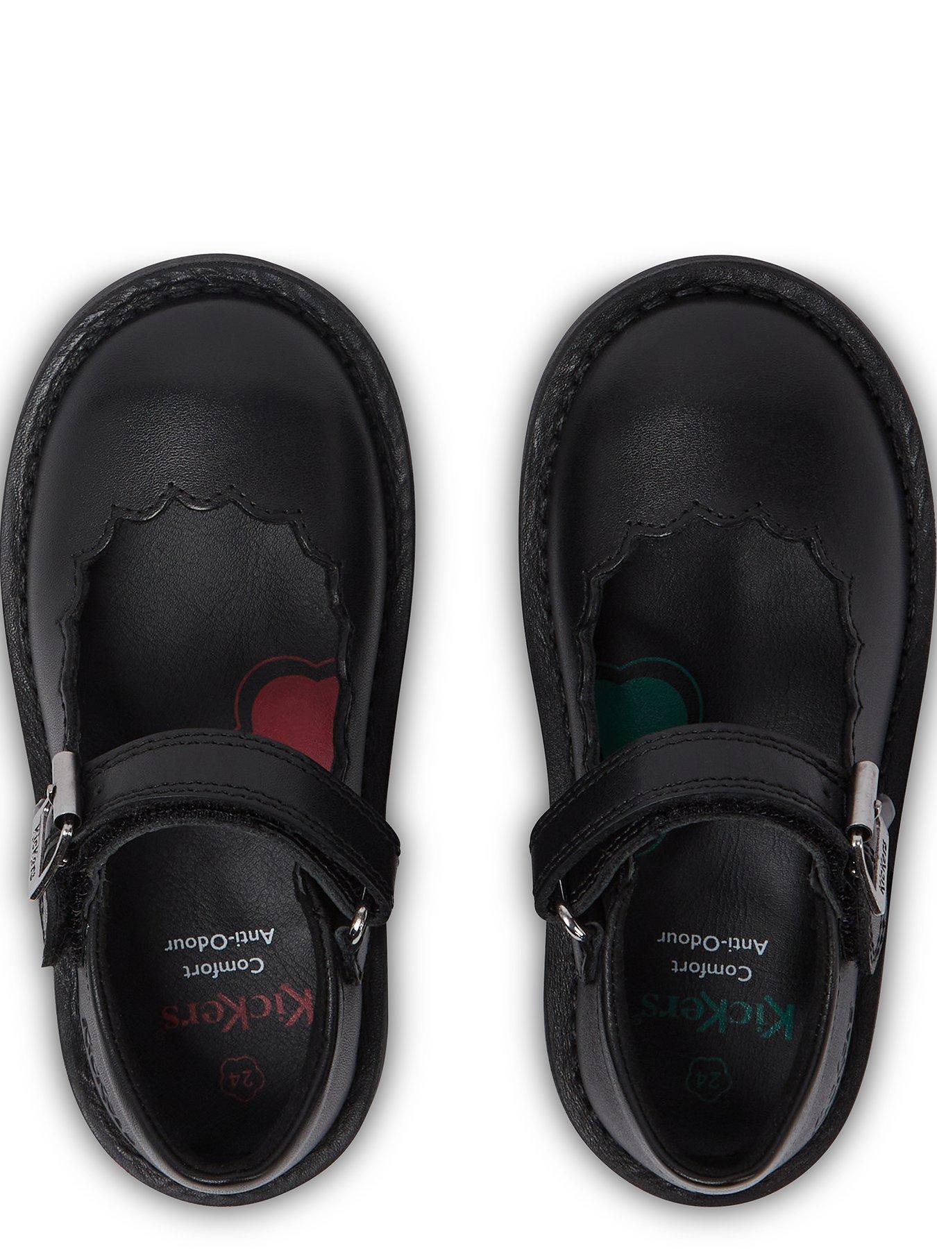 Image 4 of 6 of Kickers Toddler Adlar Mj Scallop Lthr If Blk - Black