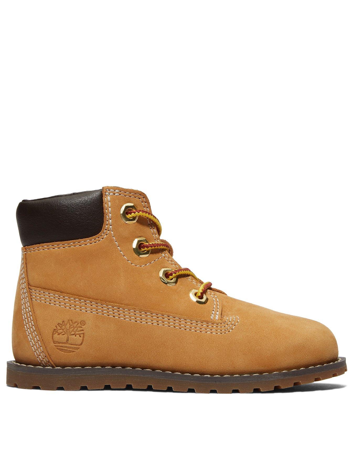 Image 1 of 6 of Timberland Toddler Mid Lace Zip Boots - Brown