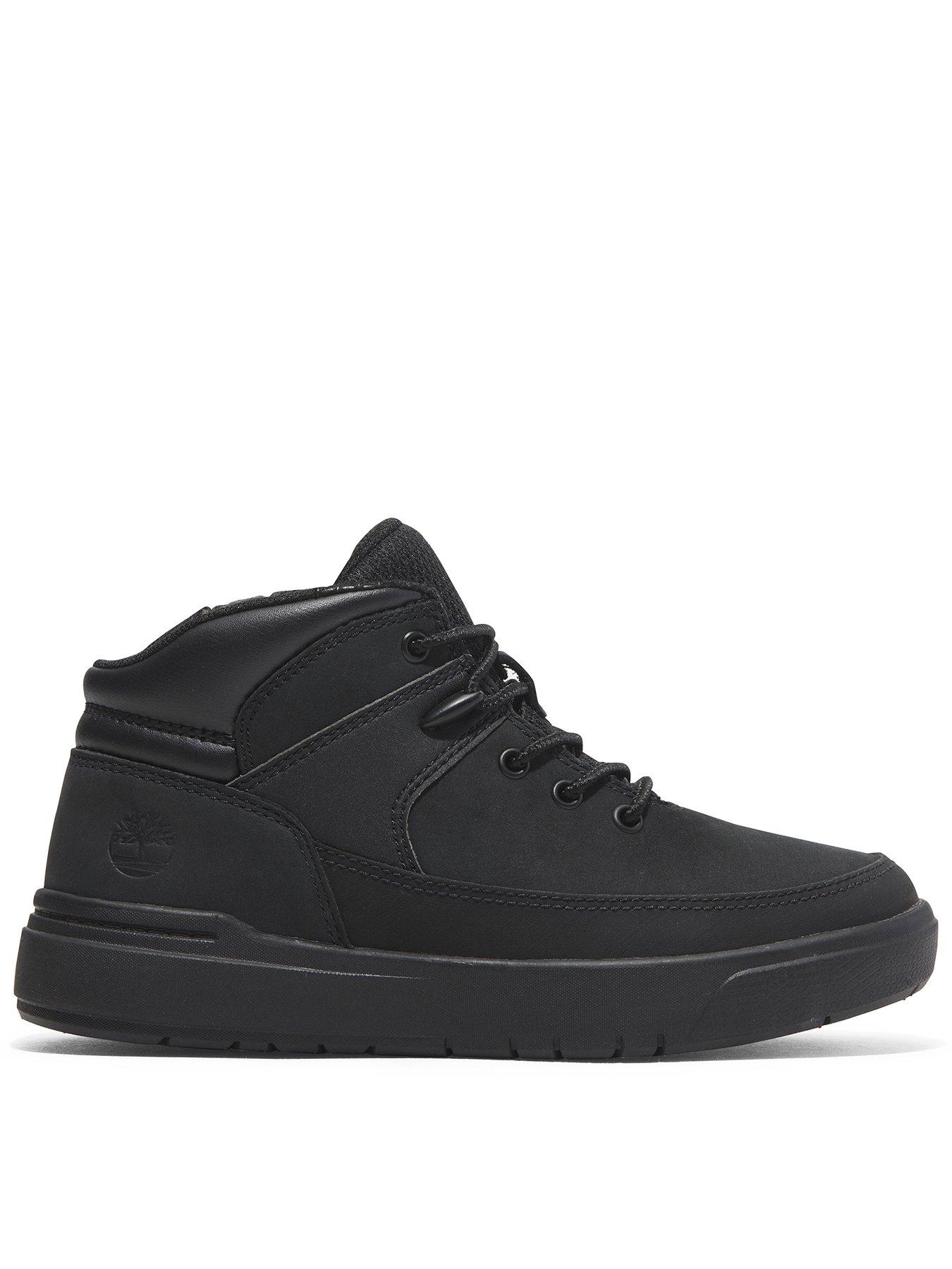 undefined Youth Mid Lace Boots  - Black