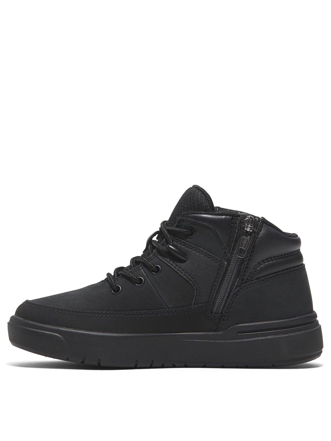  image of timberland-youth-mid-lace-boots-nbsp--black