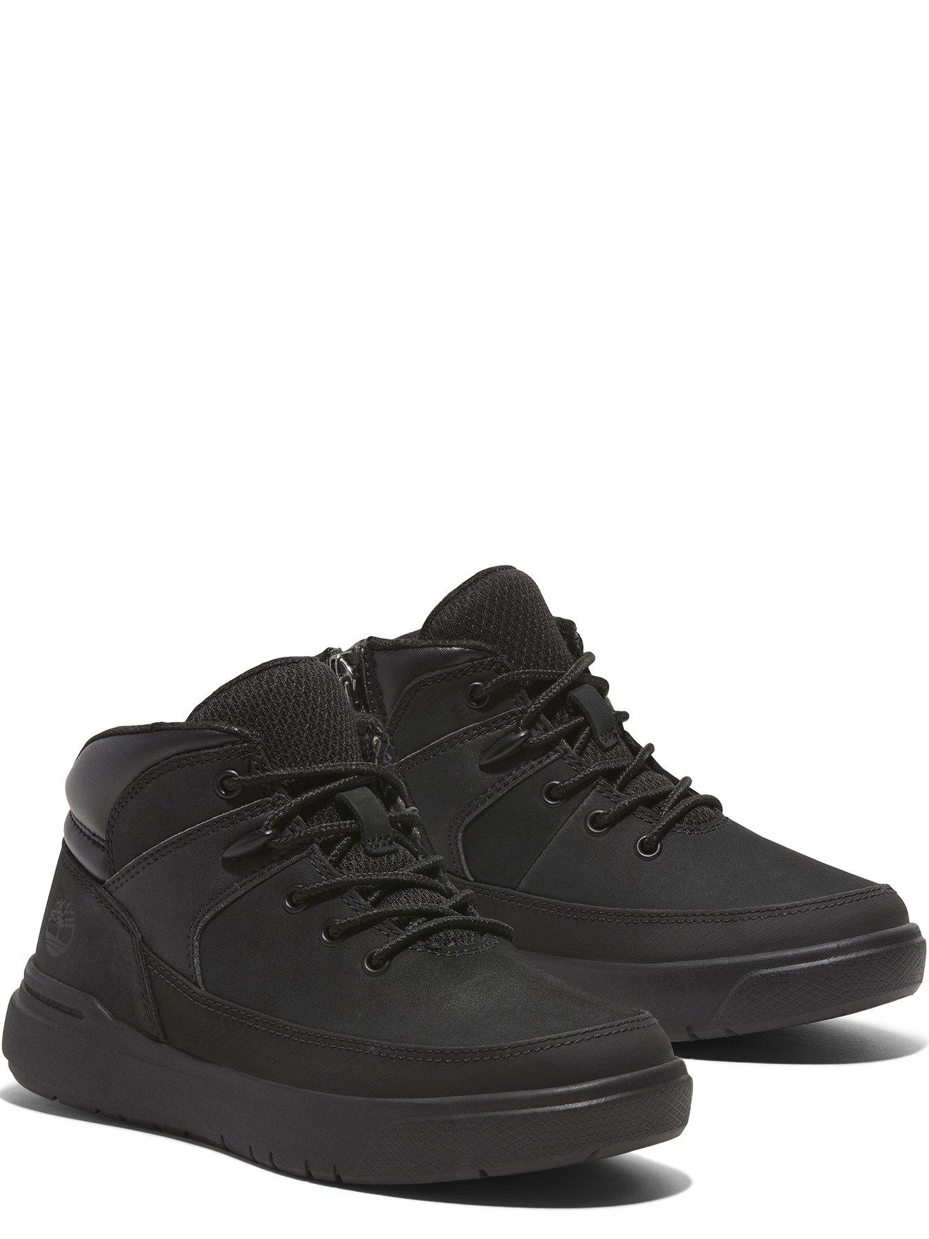  image of timberland-youth-mid-lace-boots-nbsp--black