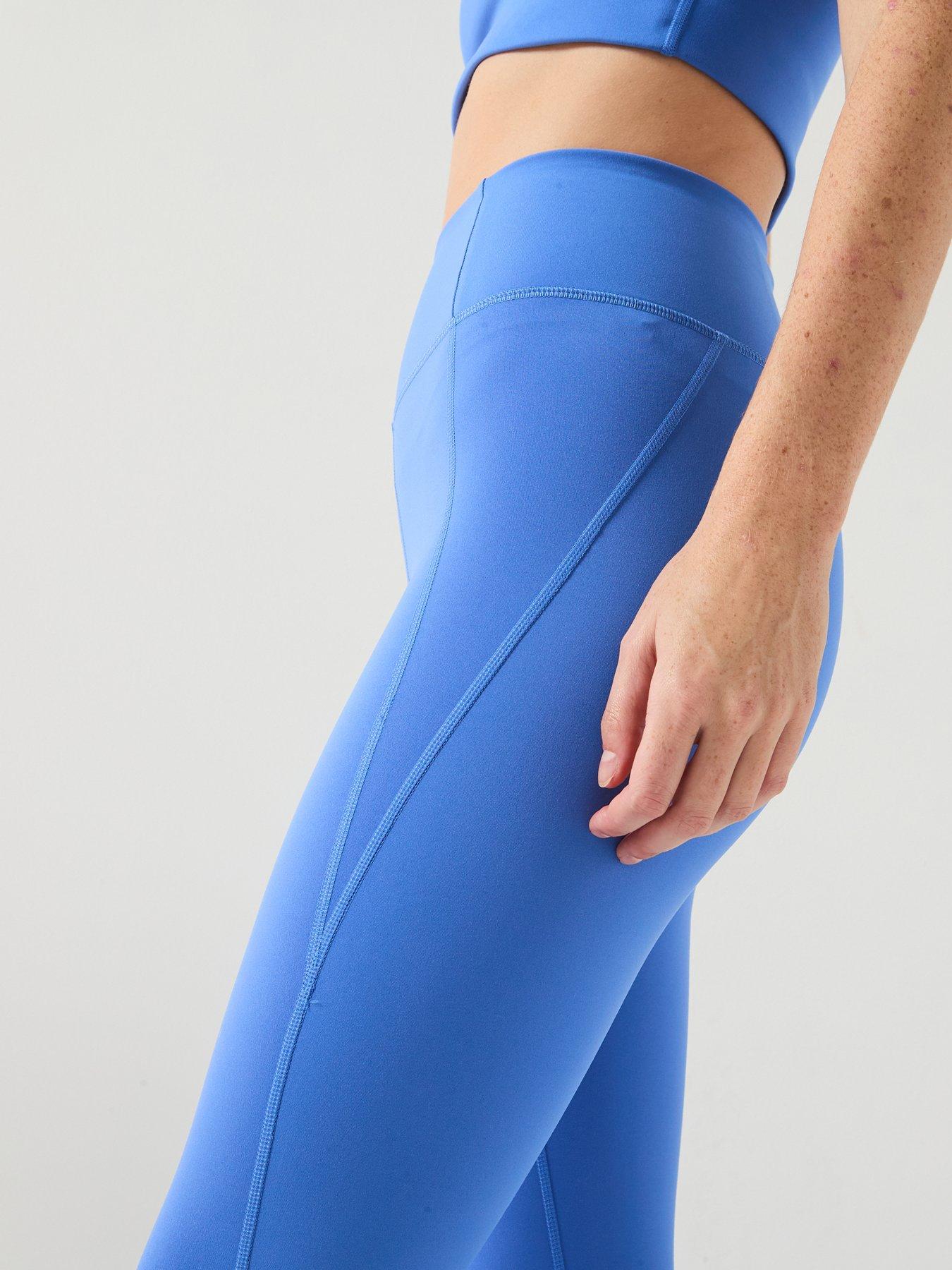 Image 5 of 6 of Girlfriend Collective Womens Training Compressive 7/8 Legging - Blue