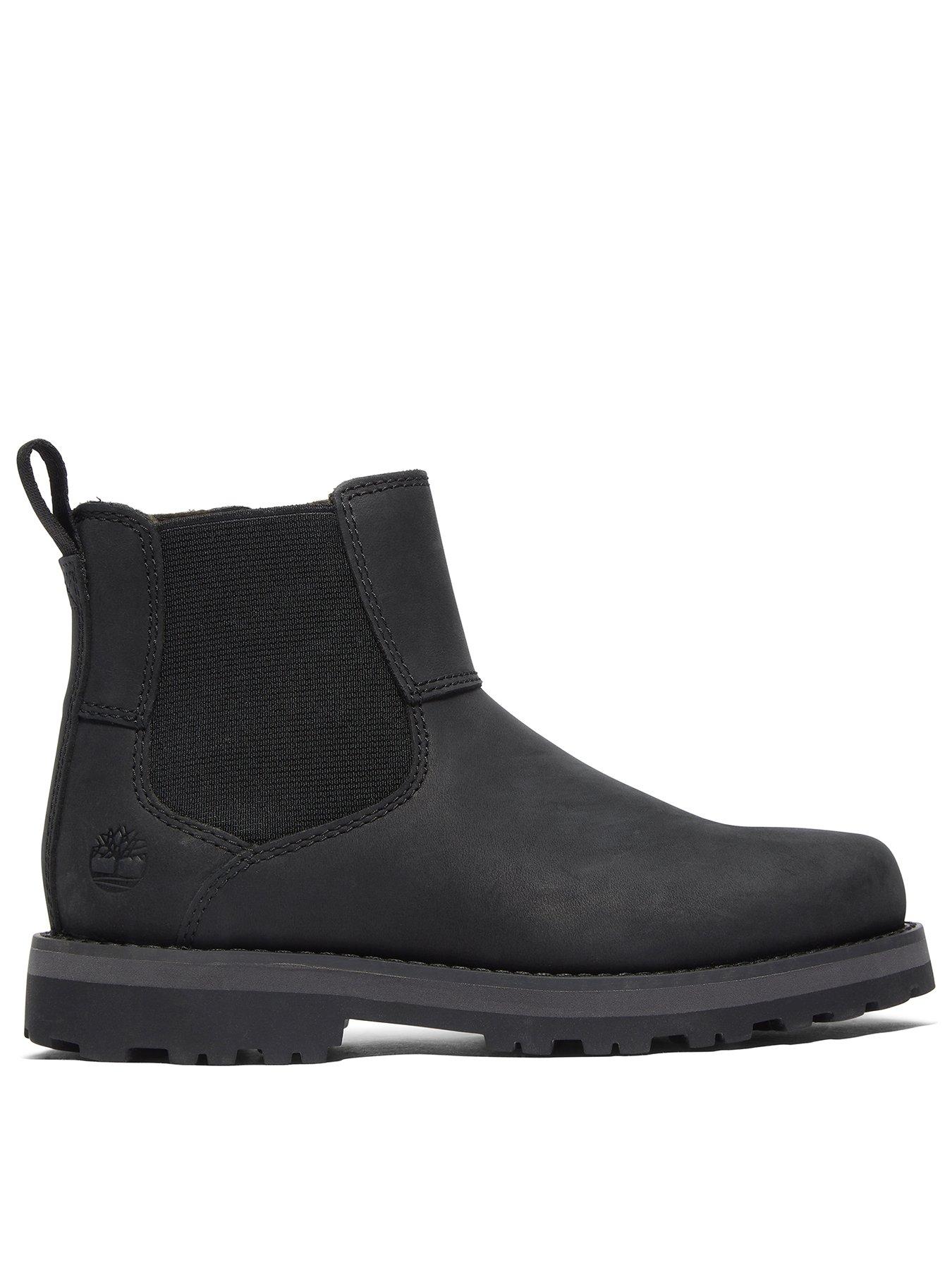 undefined Youth Mid Chelsea Boots - Black