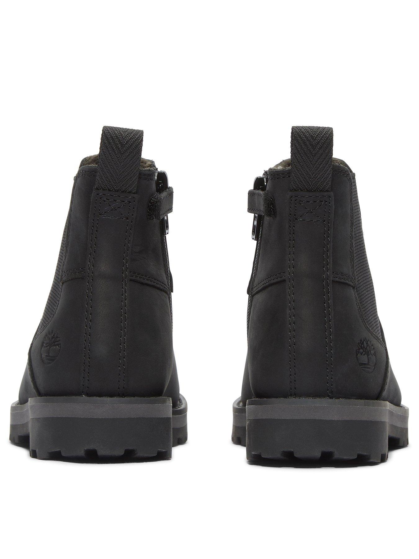 Image 3 of 5 of Timberland Youth Mid Chelsea Boots - Black