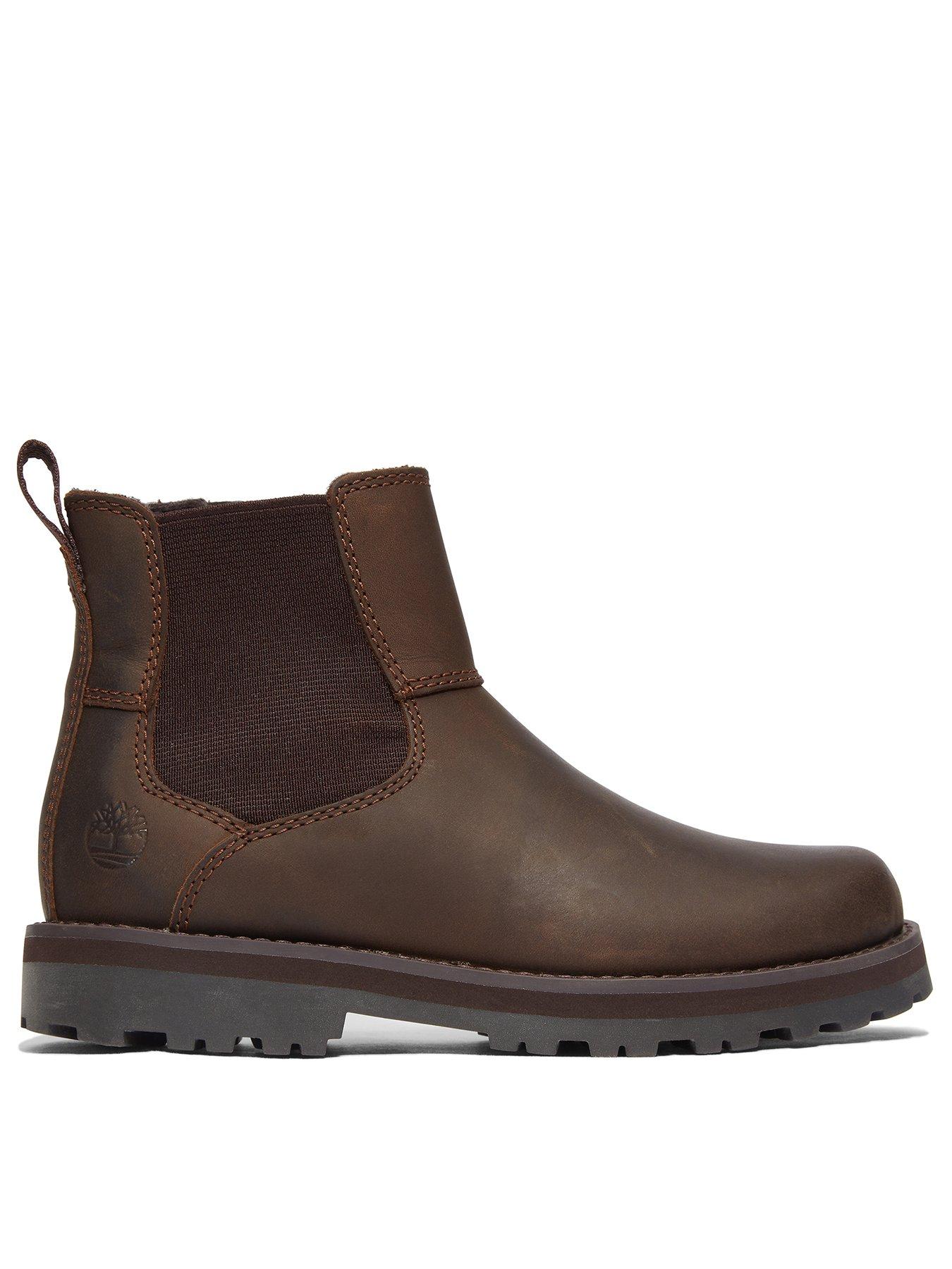 undefined Youth Mid Chelsea Boots - Brown