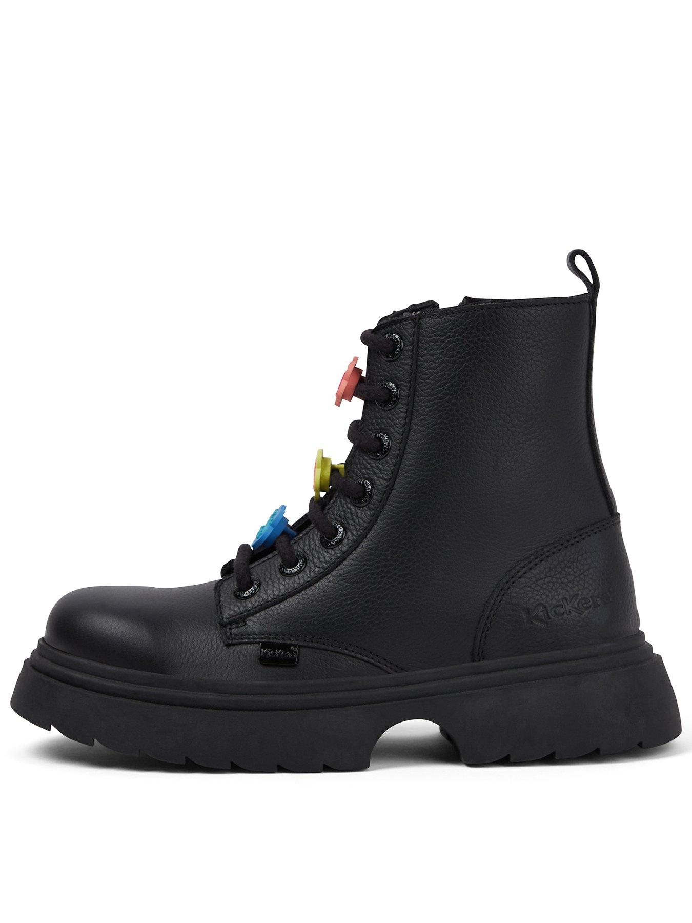 Image 1 of 6 of Kickers Junior Kenzi Boot Charm Lthr Jf Blk - Black