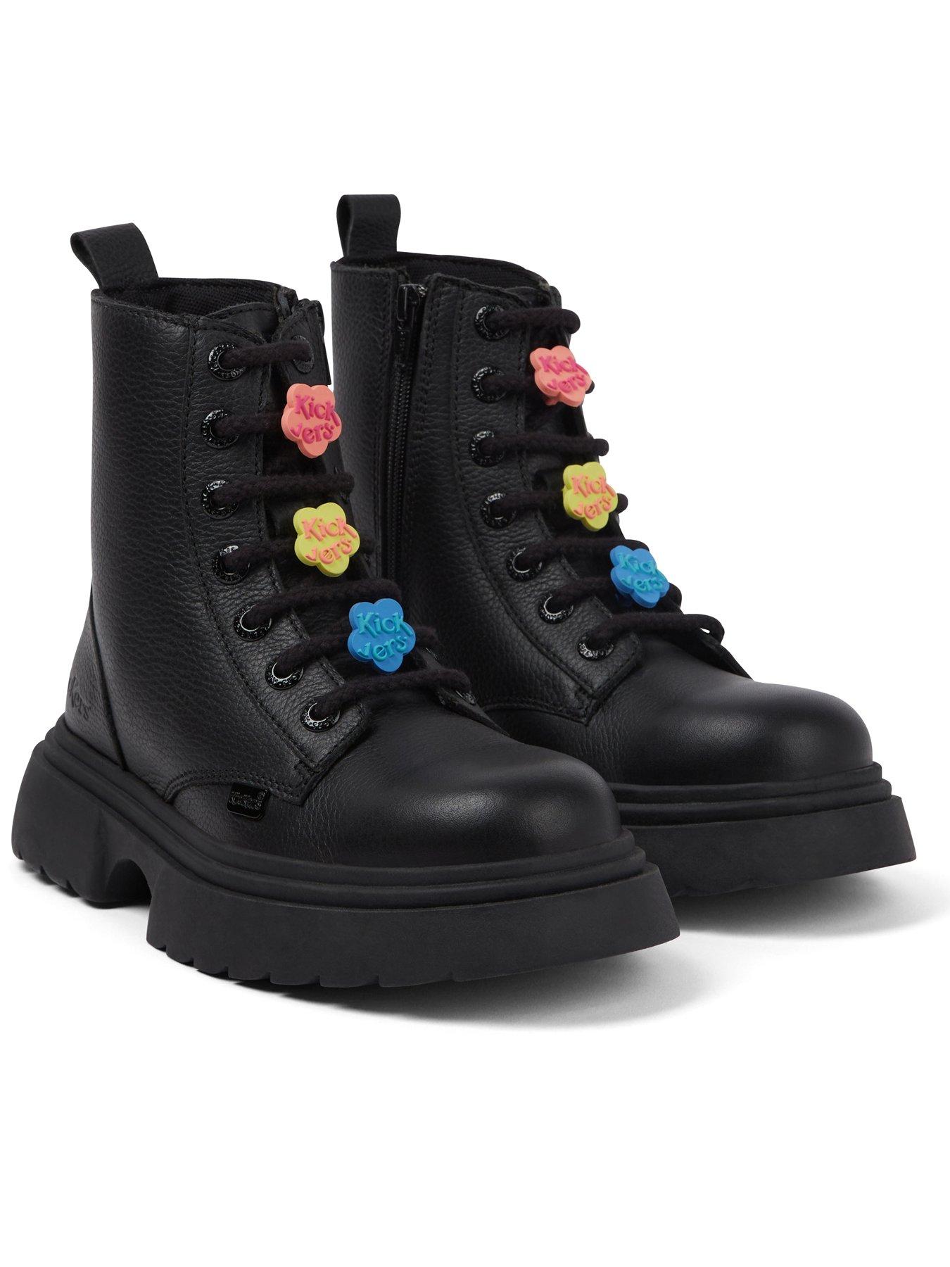 Image 5 of 6 of Kickers Junior Kenzi Boot Charm Lthr Jf Blk - Black