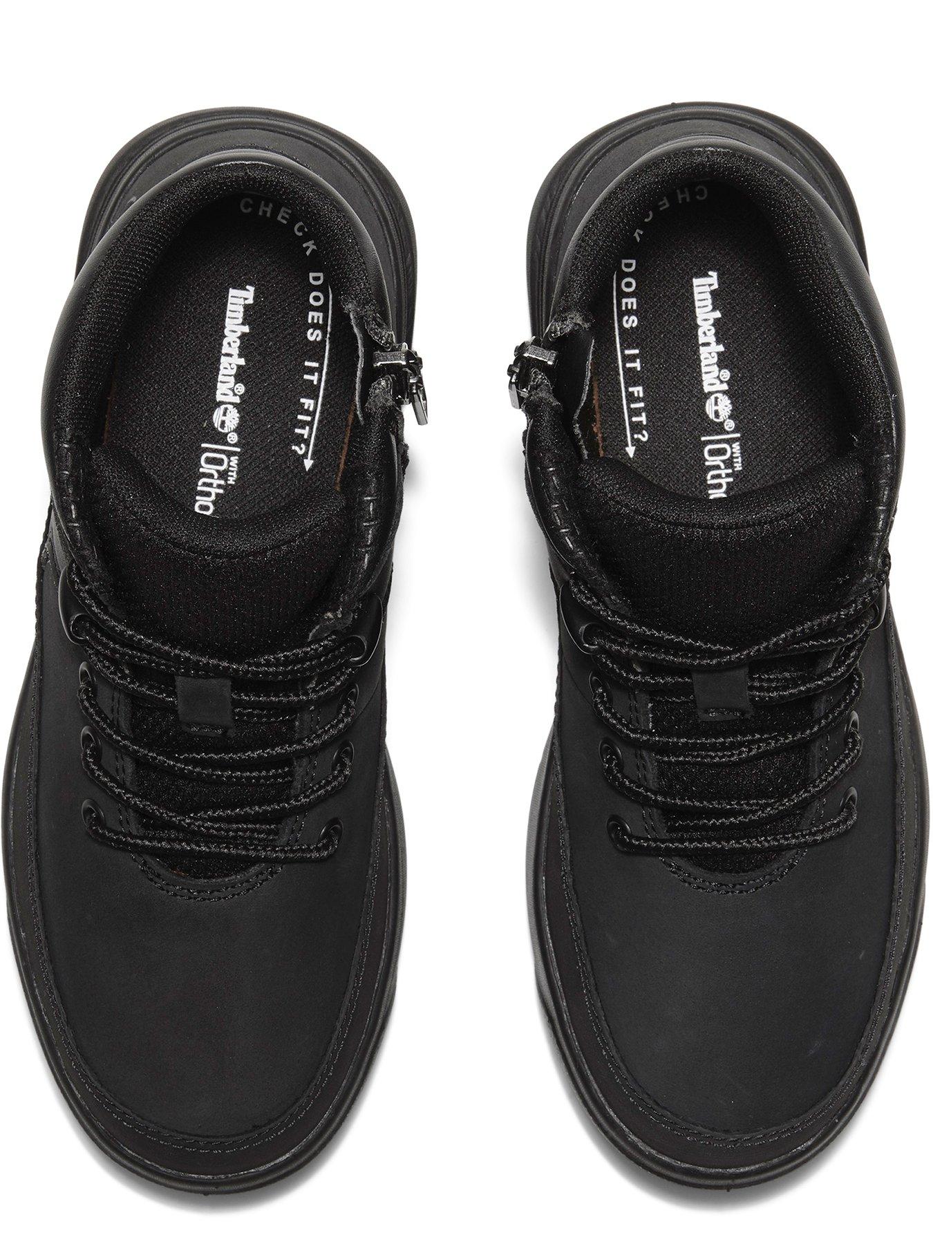  image of timberland-junior-mid-heightnbsplace-up-sneakers-black