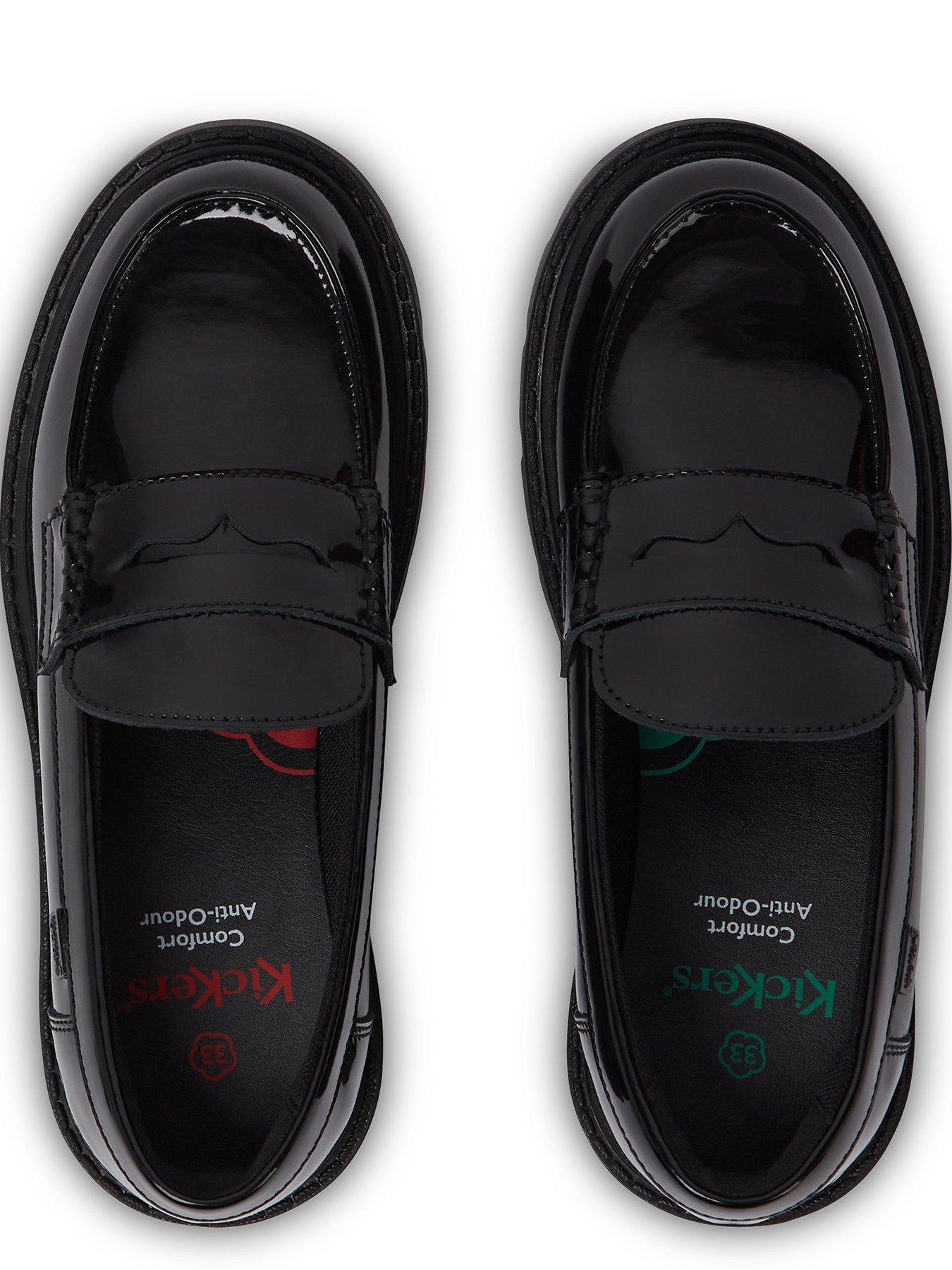  image of kickers-junior-kori-loafer-patl-jf-blk-black