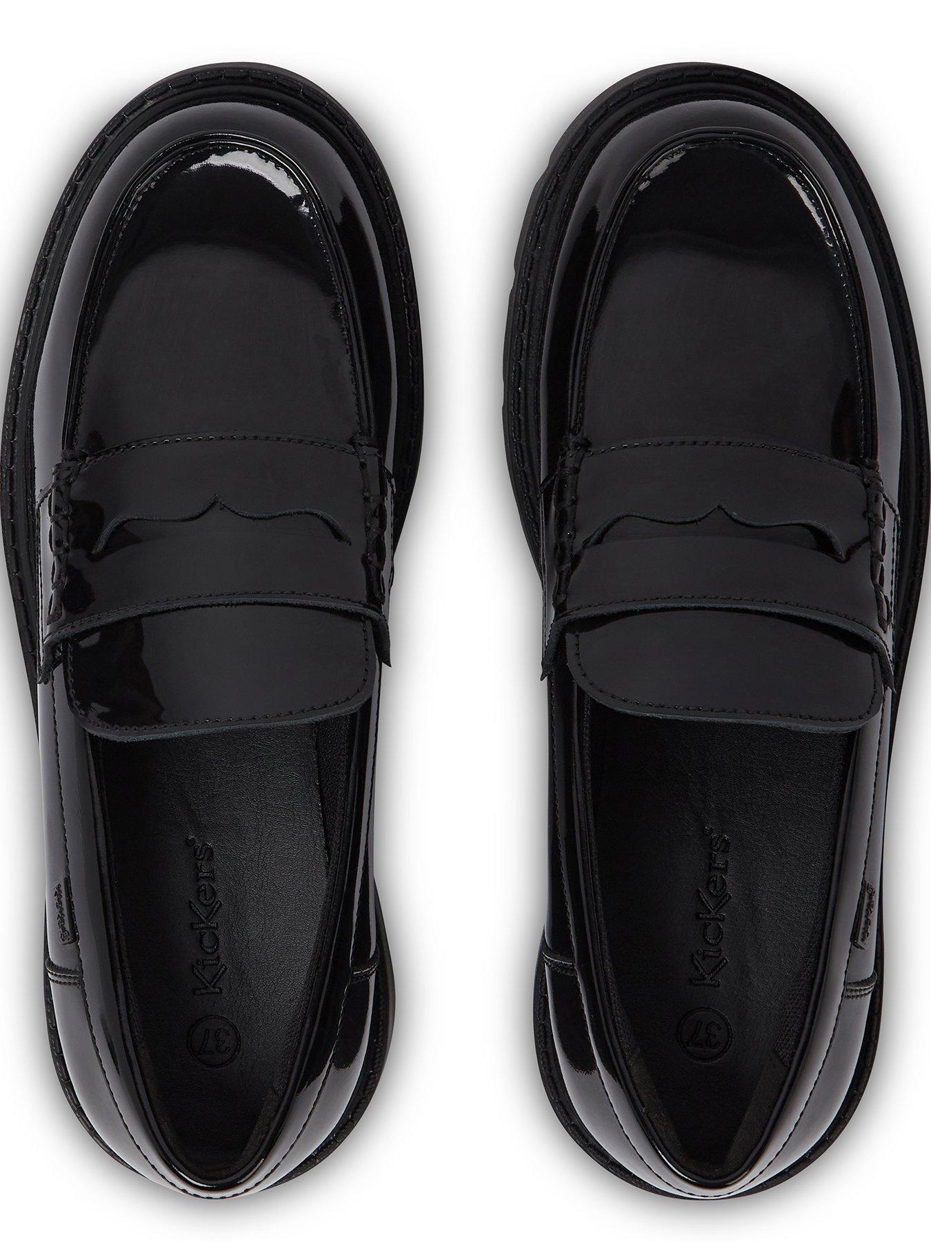 Image 4 of 6 of Kickers Youth Kori Loafer Patl Yf Blk - Black