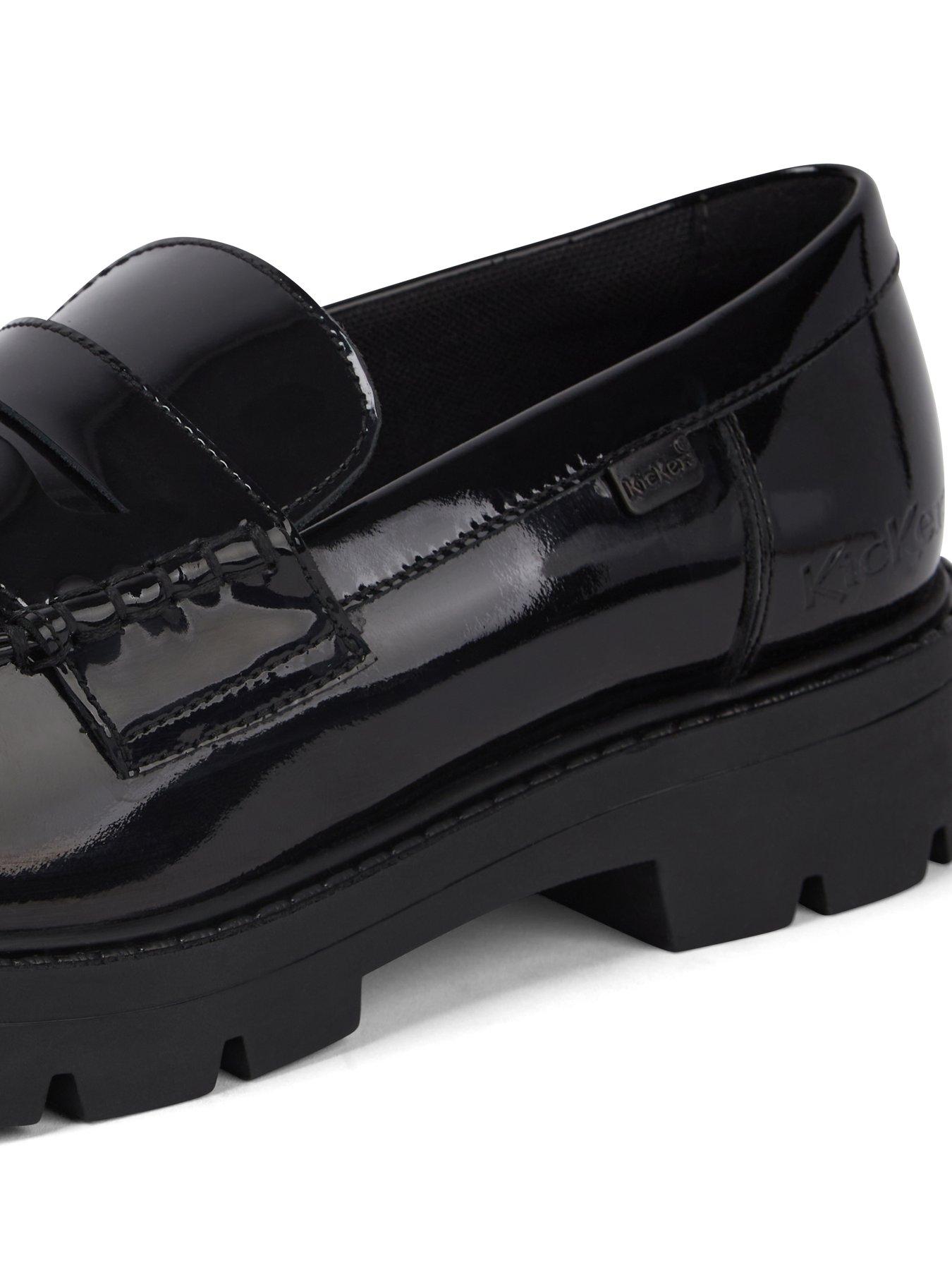 Image 6 of 6 of Kickers Youth Kori Loafer Patl Yf Blk - Black