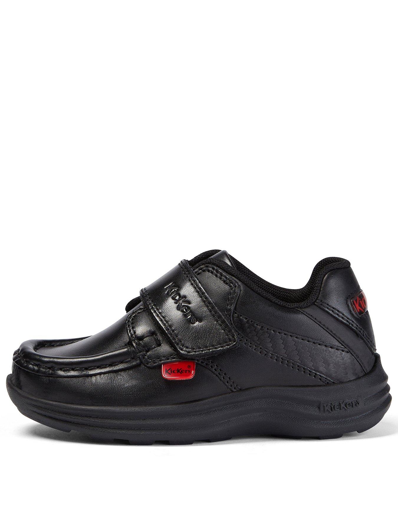 undefined Toddler Reasan Strap Leather Shoes - Black
