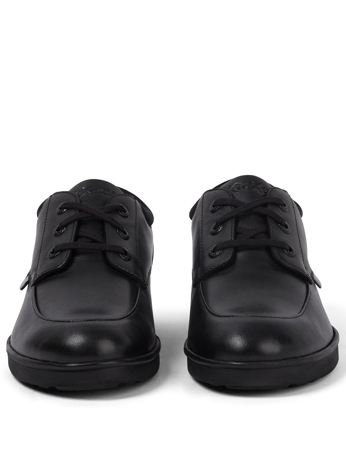 Image 2 of 6 of Kickers Youth Troiko Lo Lthr Ym Blk - Black