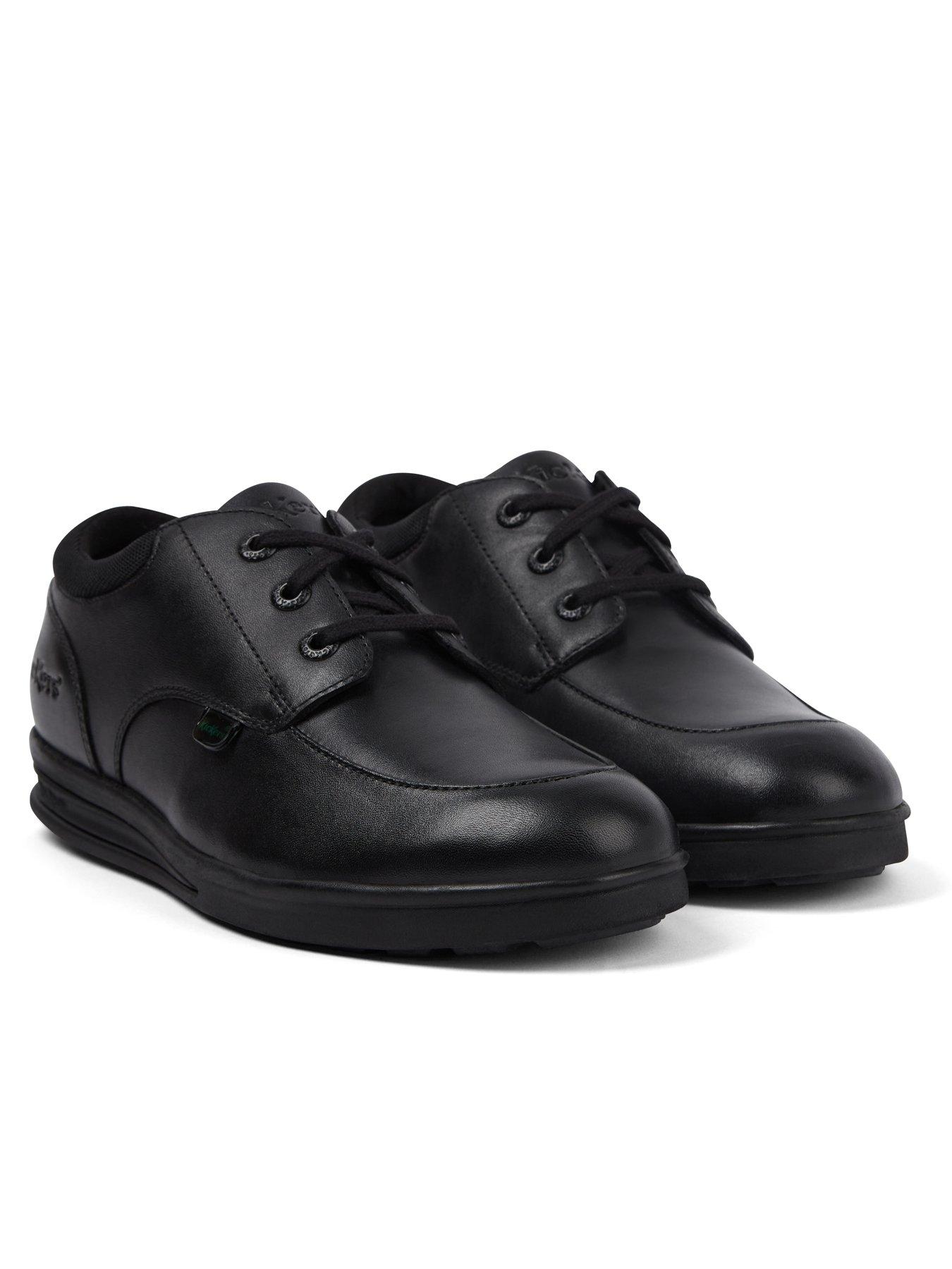 Image 5 of 6 of Kickers Youth Troiko Lo Lthr Ym Blk - Black