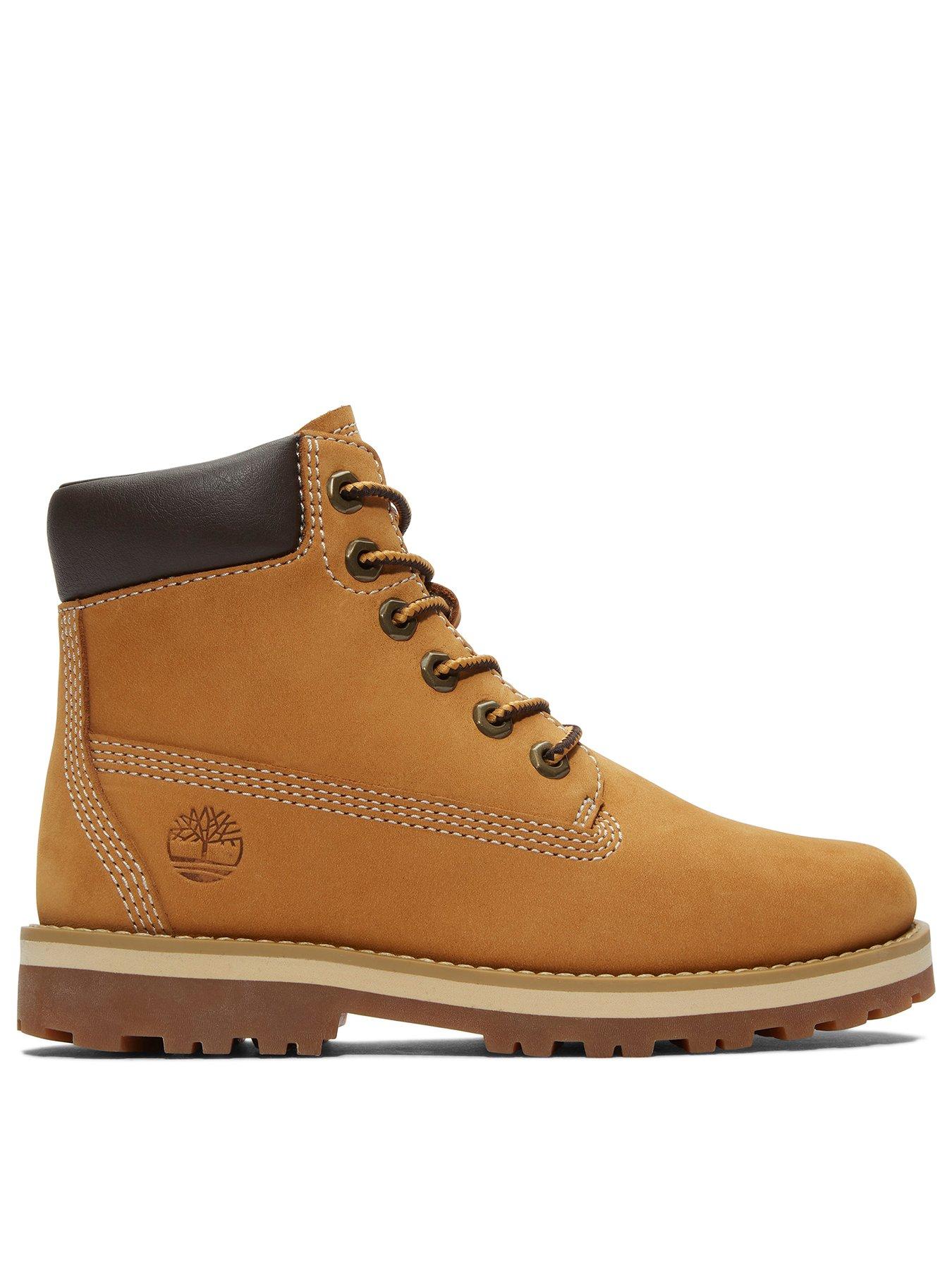 undefined Youth Mid Lace Boots - Brown