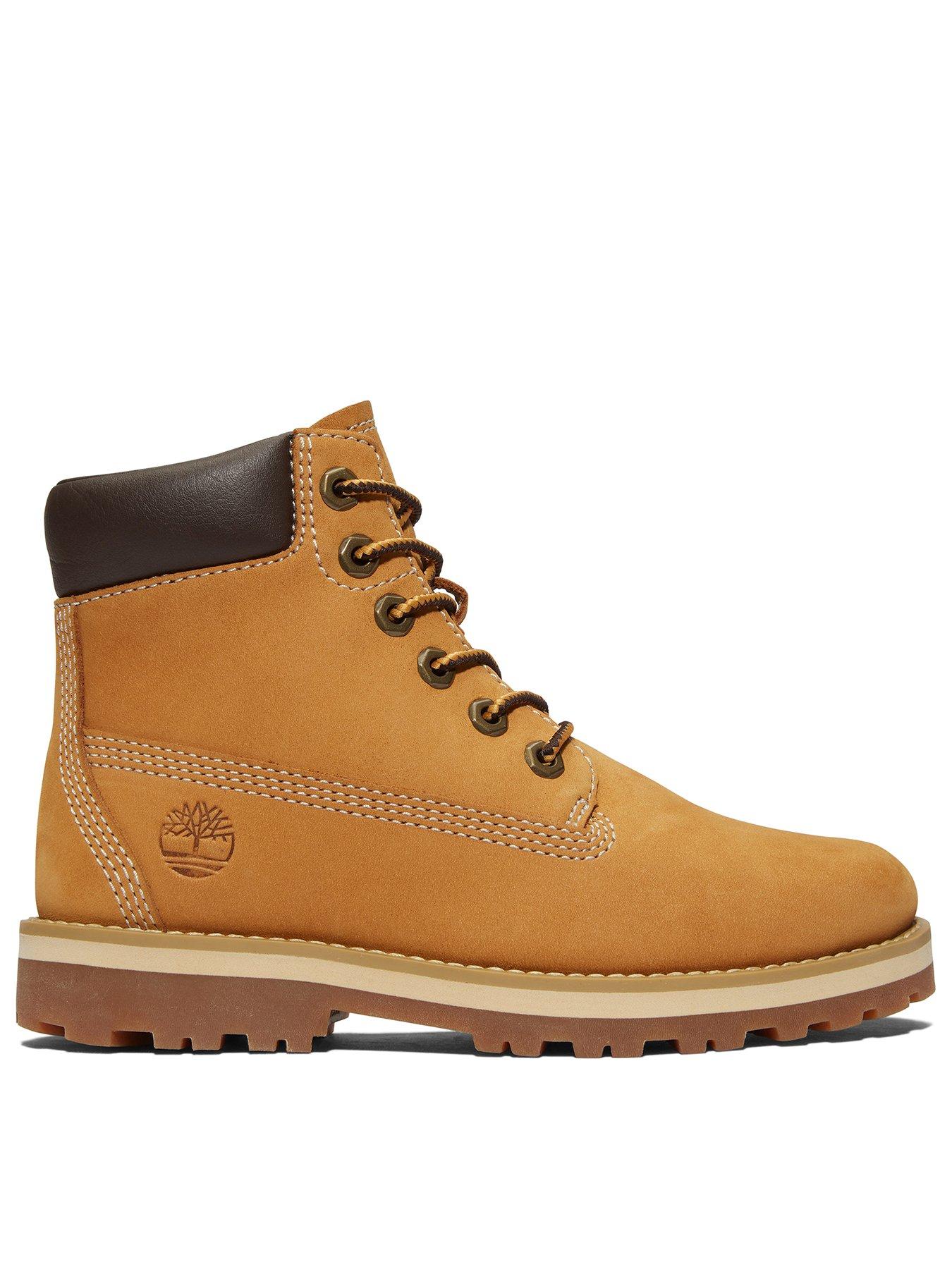 Image 1 of 6 of Timberland Junior Mid Lace Boots - Brown
