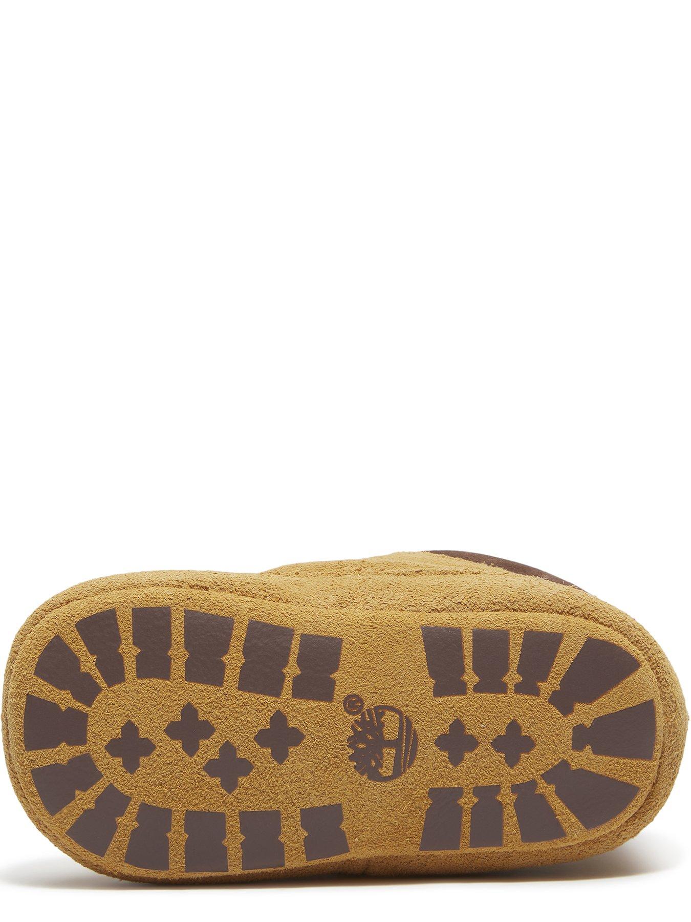 Image 5 of 5 of Timberland Crib Bootie Hook &amp; Loop Boot - Brown