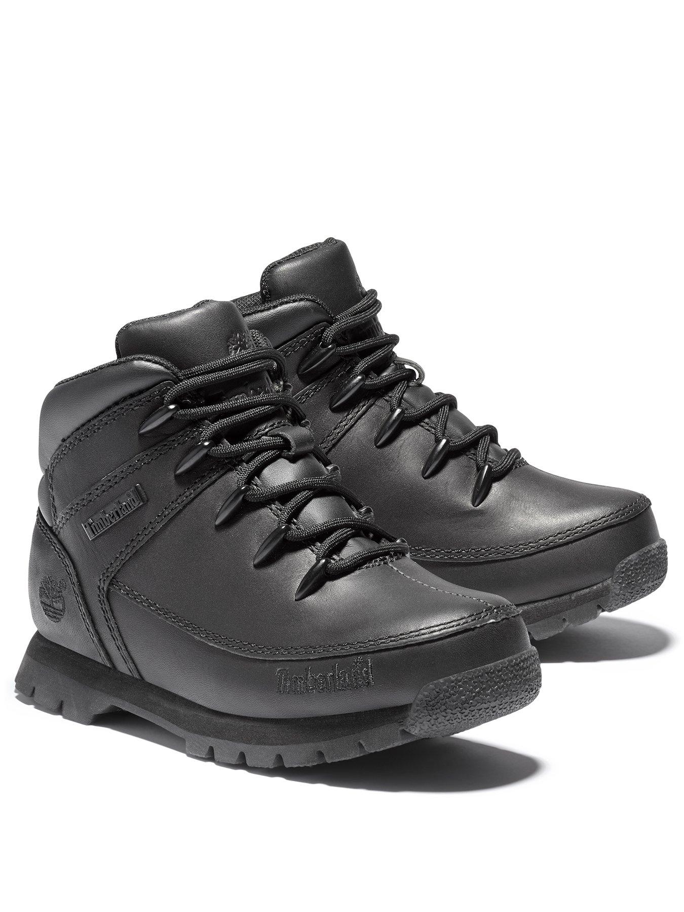 Image 2 of 5 of Timberland Youth Mid Lace Boots - Black