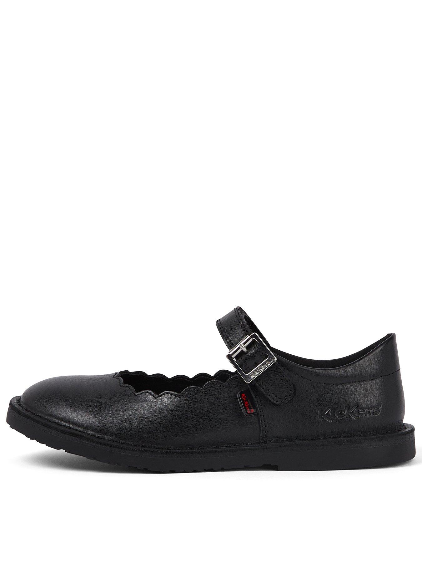 undefined Junior Adlar Mj Scallop Lthr Jf Blk