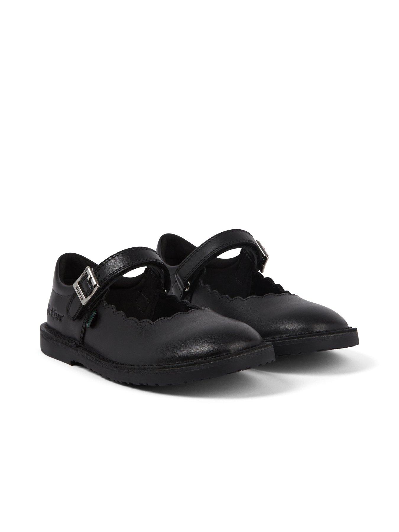 Image 5 of 6 of Kickers Junior Adlar Mj Scallop Lthr Jf Blk - Black
