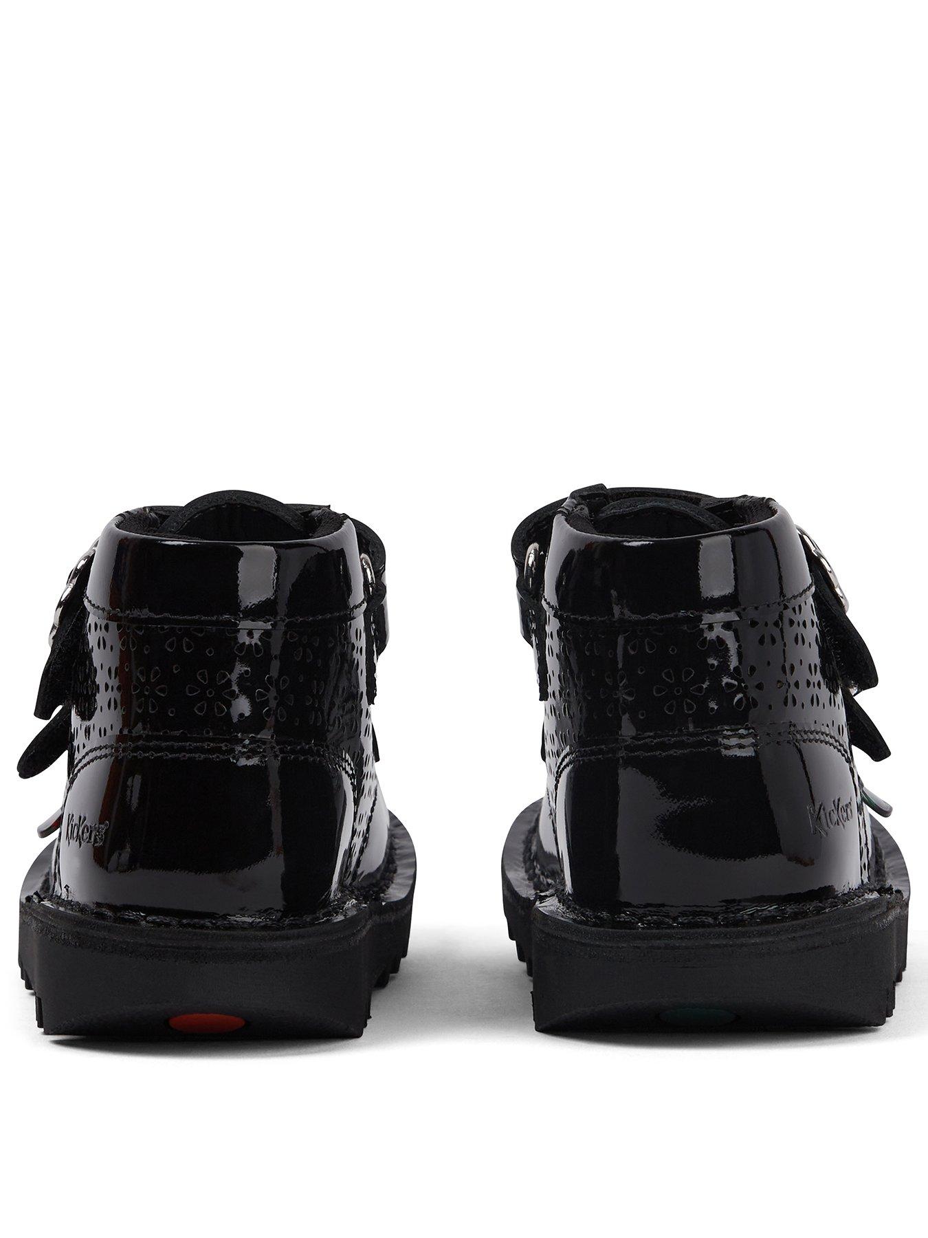 Image 3 of 6 of Kickers Toddler Kick Hi Meadow Patl If Blk - Black