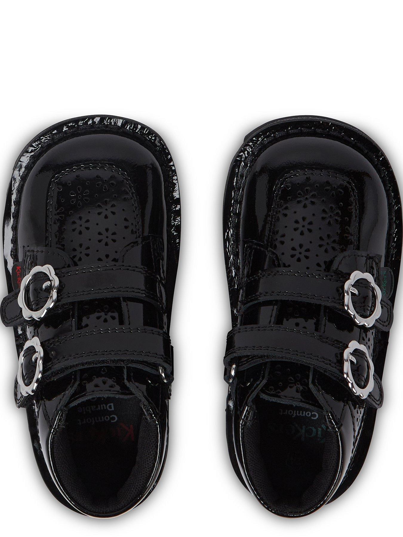 Image 4 of 6 of Kickers Toddler Kick Hi Meadow Patl If Blk - Black
