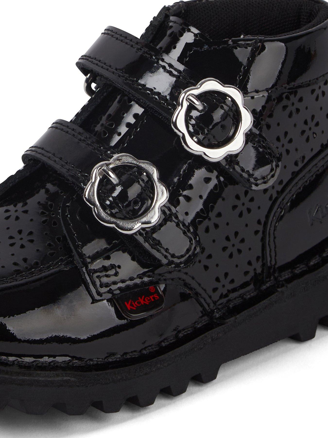 Image 6 of 6 of Kickers Toddler Kick Hi Meadow Patl If Blk - Black