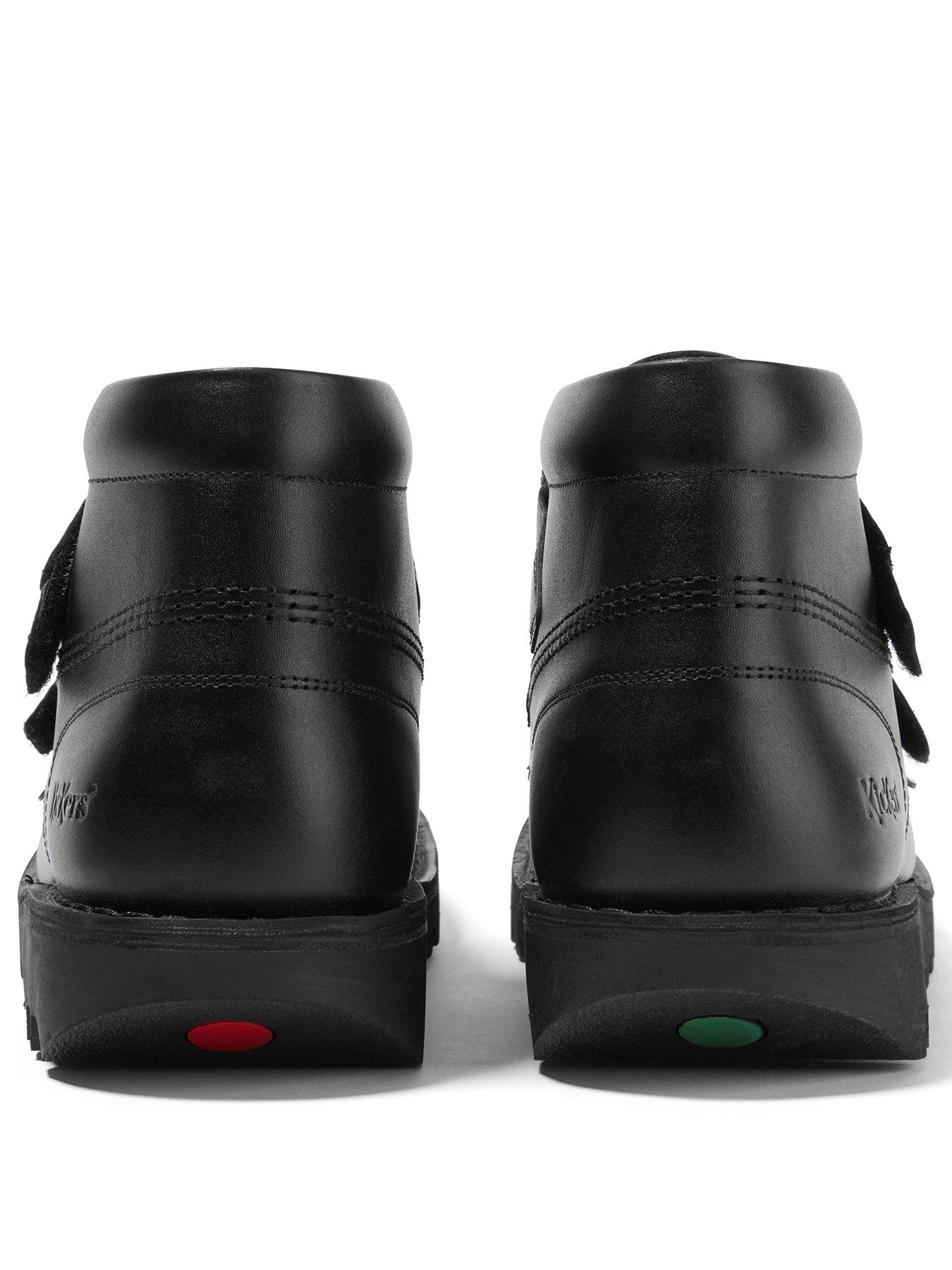 Image 3 of 5 of Kickers Youth Kick Hi Vel Lthr Yu -&nbsp;Black