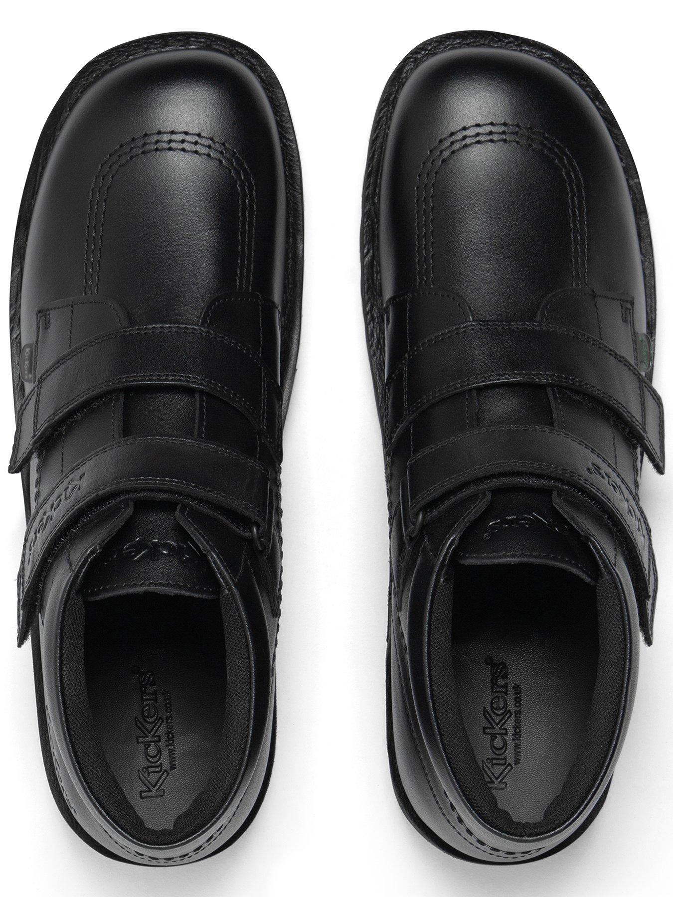 Image 4 of 5 of Kickers Youth Kick Hi Vel Lthr Yu -&nbsp;Black