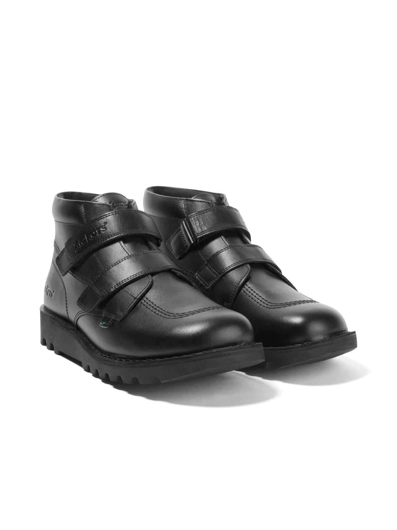 Image 5 of 5 of Kickers Youth Kick Hi Vel Lthr Yu -&nbsp;Black