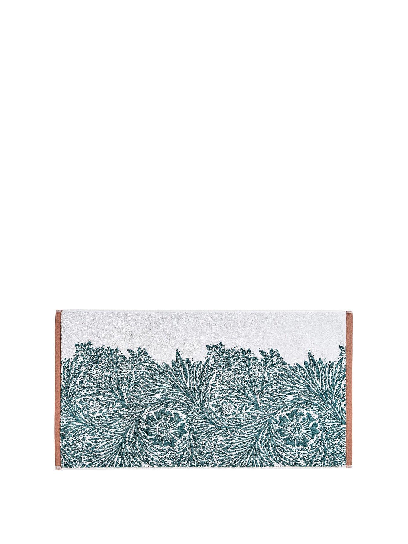  image of william-morris-at-home-marigold-100-cotton-bath-mat