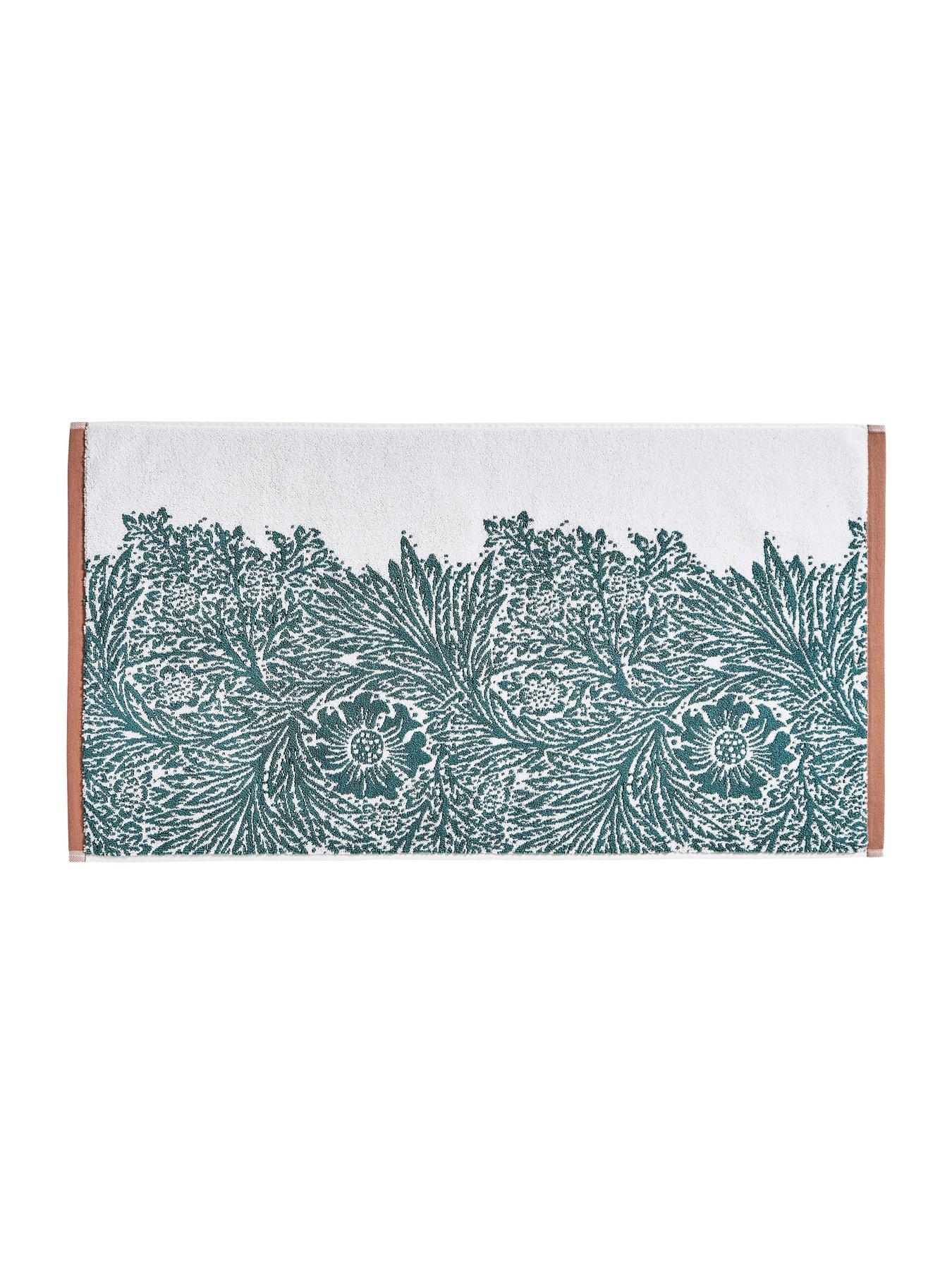  image of william-morris-at-home-marigold-100-cotton-bath-mat