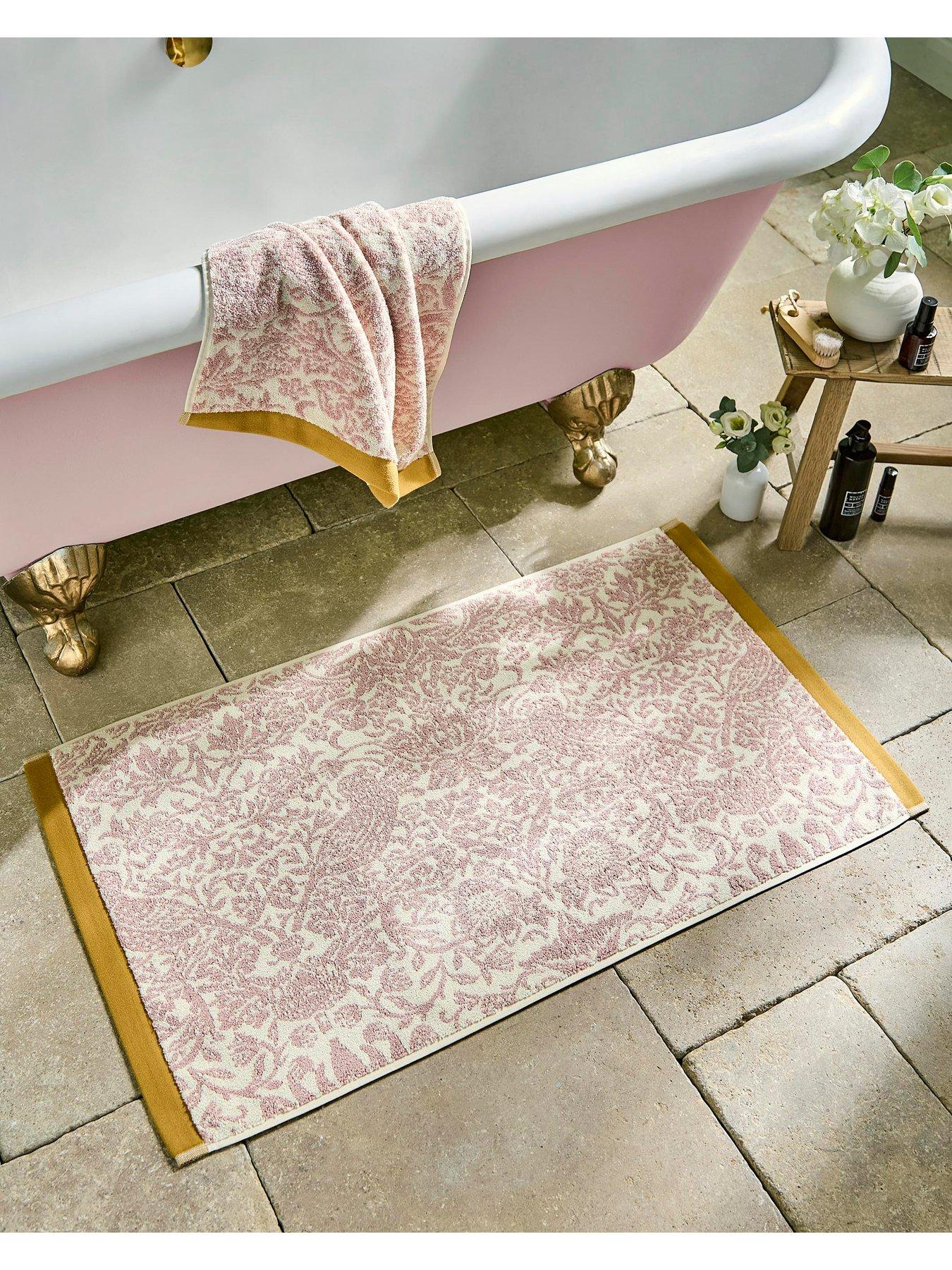 william-morris-at-home-strawberry-thief-100-cotton-bath-mat