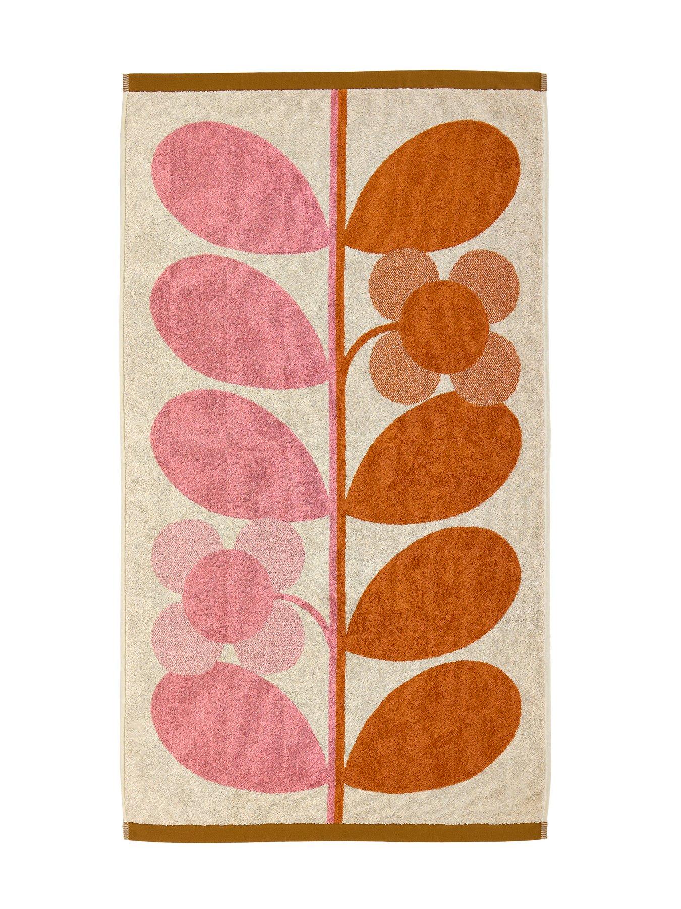  image of orla-kiely-stem-bloom-100-cotton-towel-collection