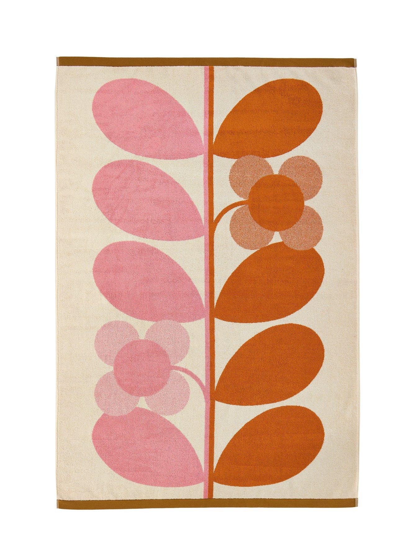  image of orla-kiely-stem-bloom-100-cotton-towel-collection