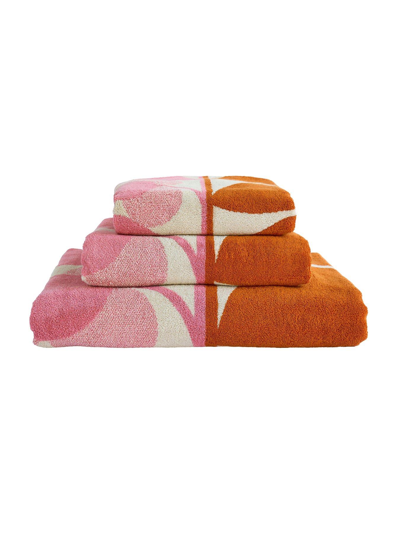  image of orla-kiely-stem-bloom-100-cotton-towel-collection
