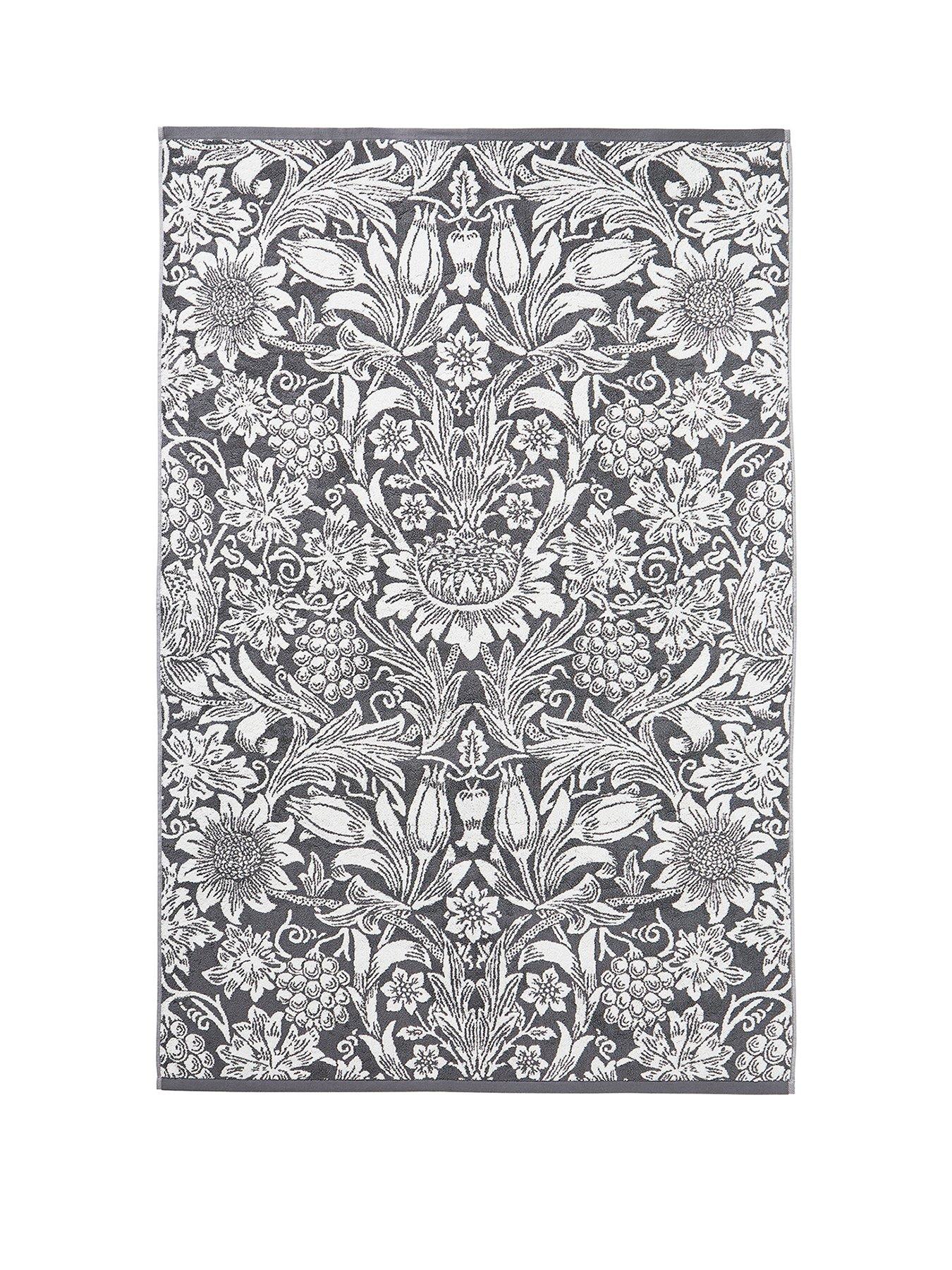  image of william-morris-at-home-sunflower-100-cotton-towel-collection